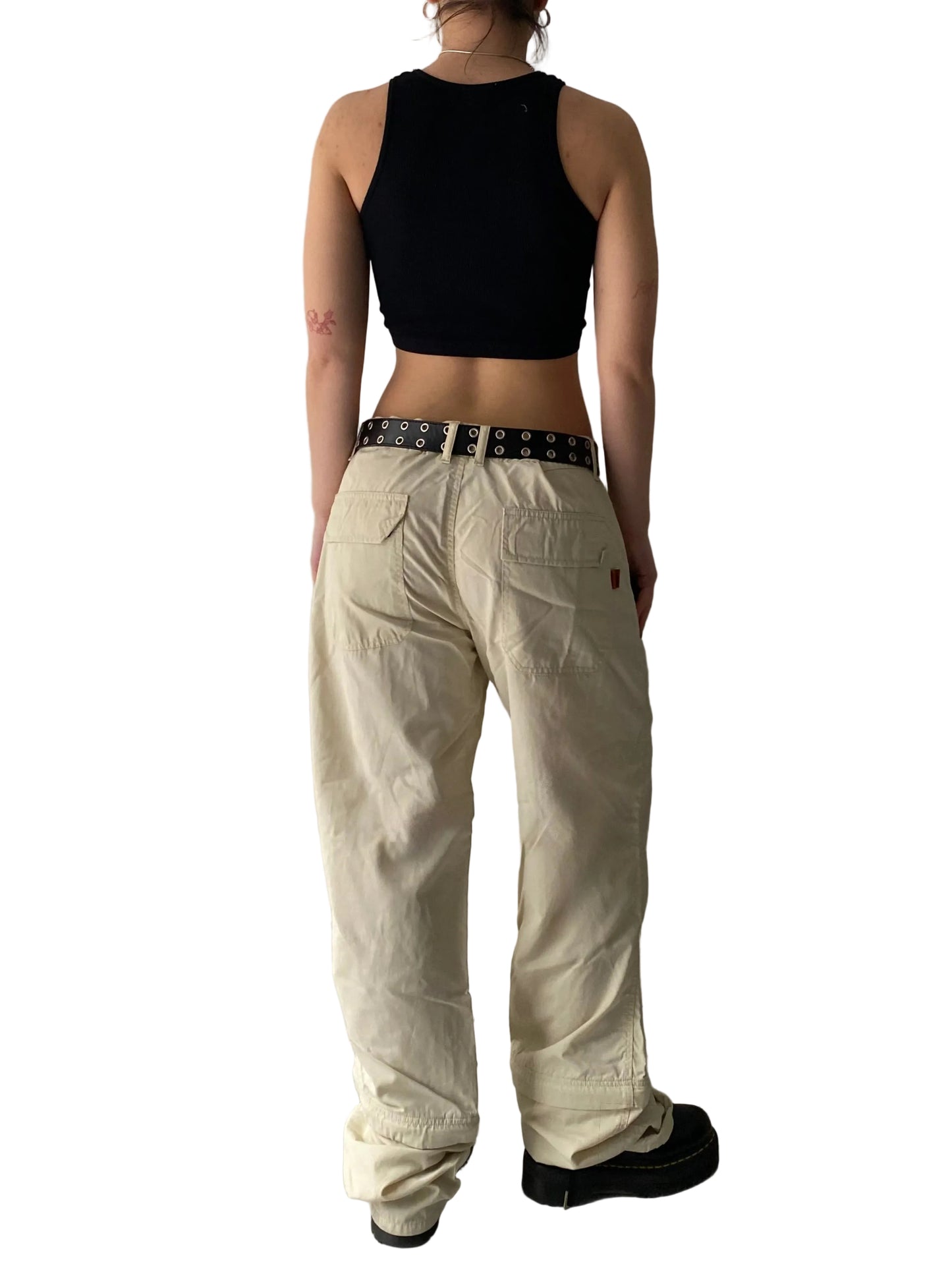 Innuendos men’s cream cargo pants