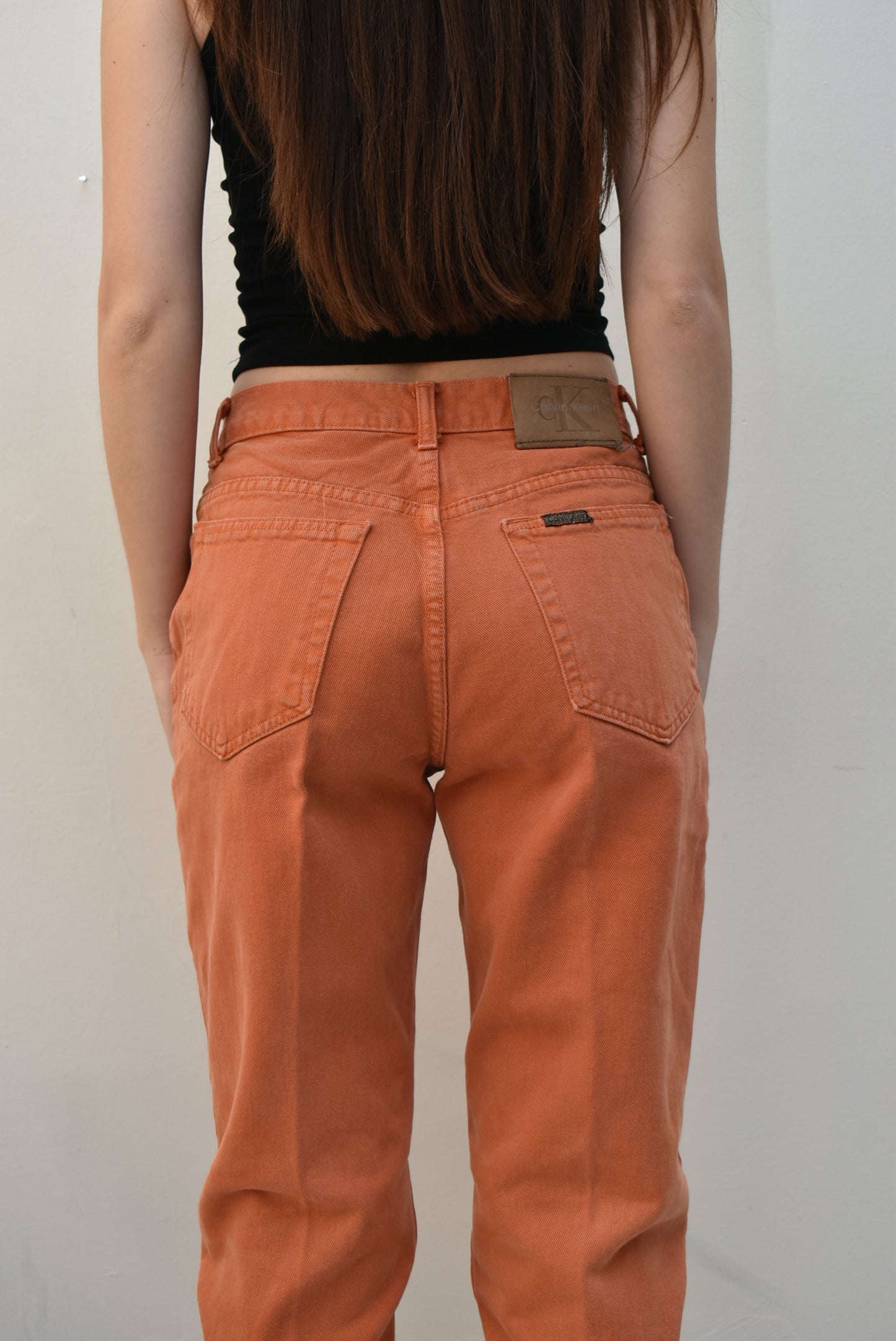 Vintage Calvin Klein Orange Jeans