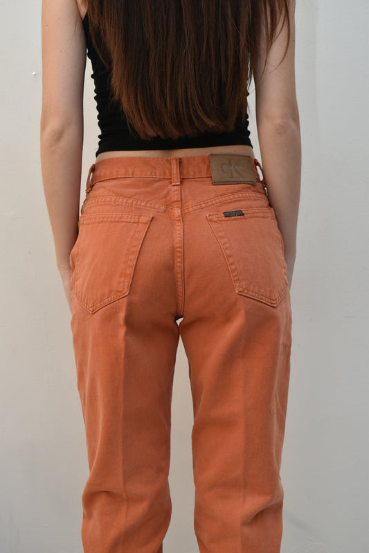 Vintage Calvin Klein Orange Jeans