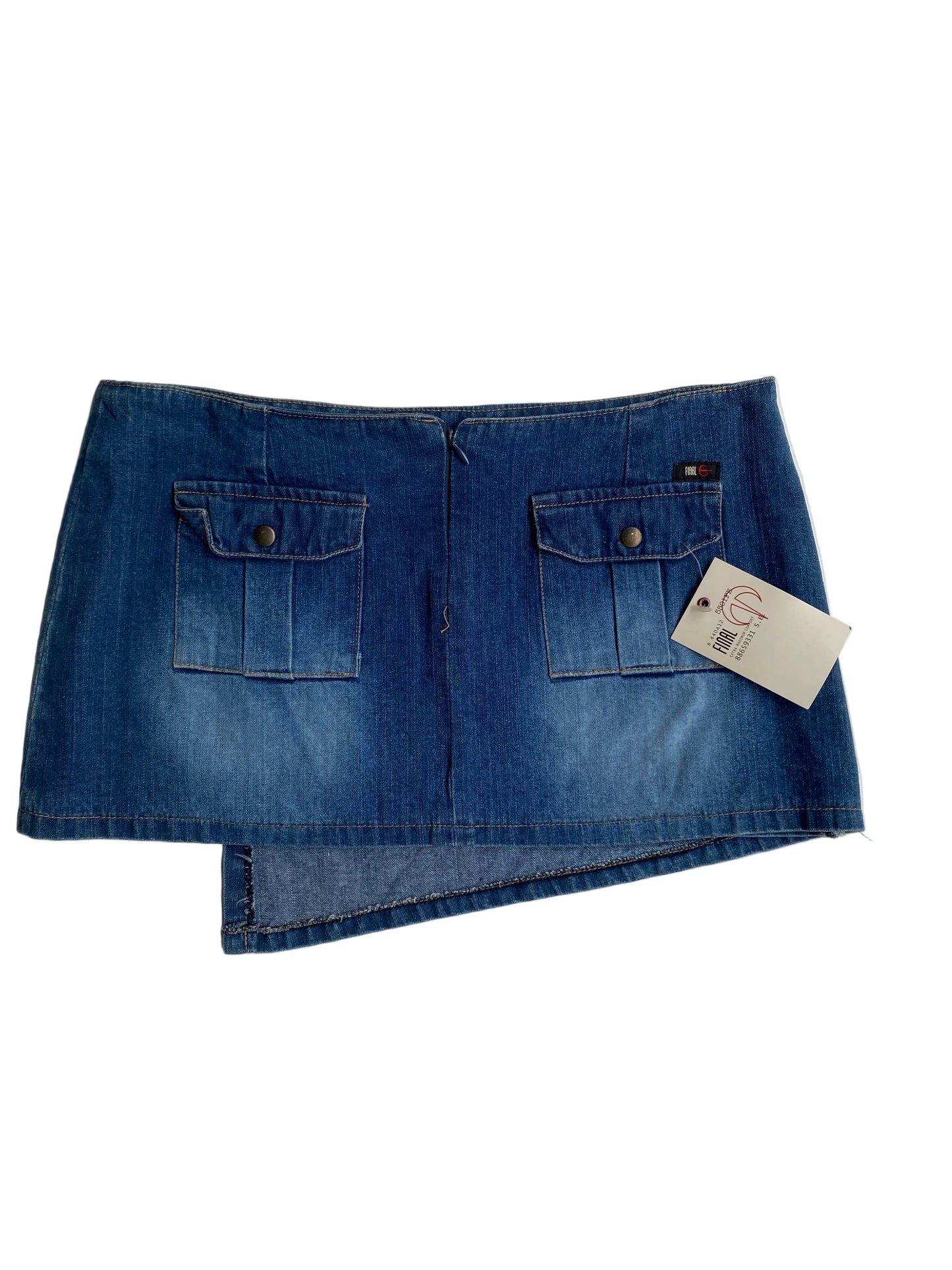Deadstock y2k denim mini skirt