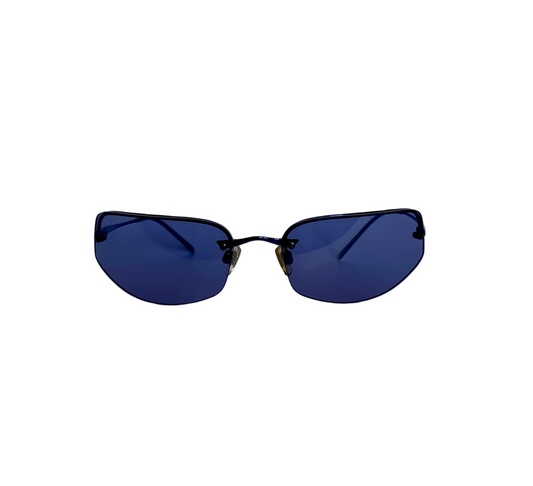 Vintage Emporio Armani blue sunglasses