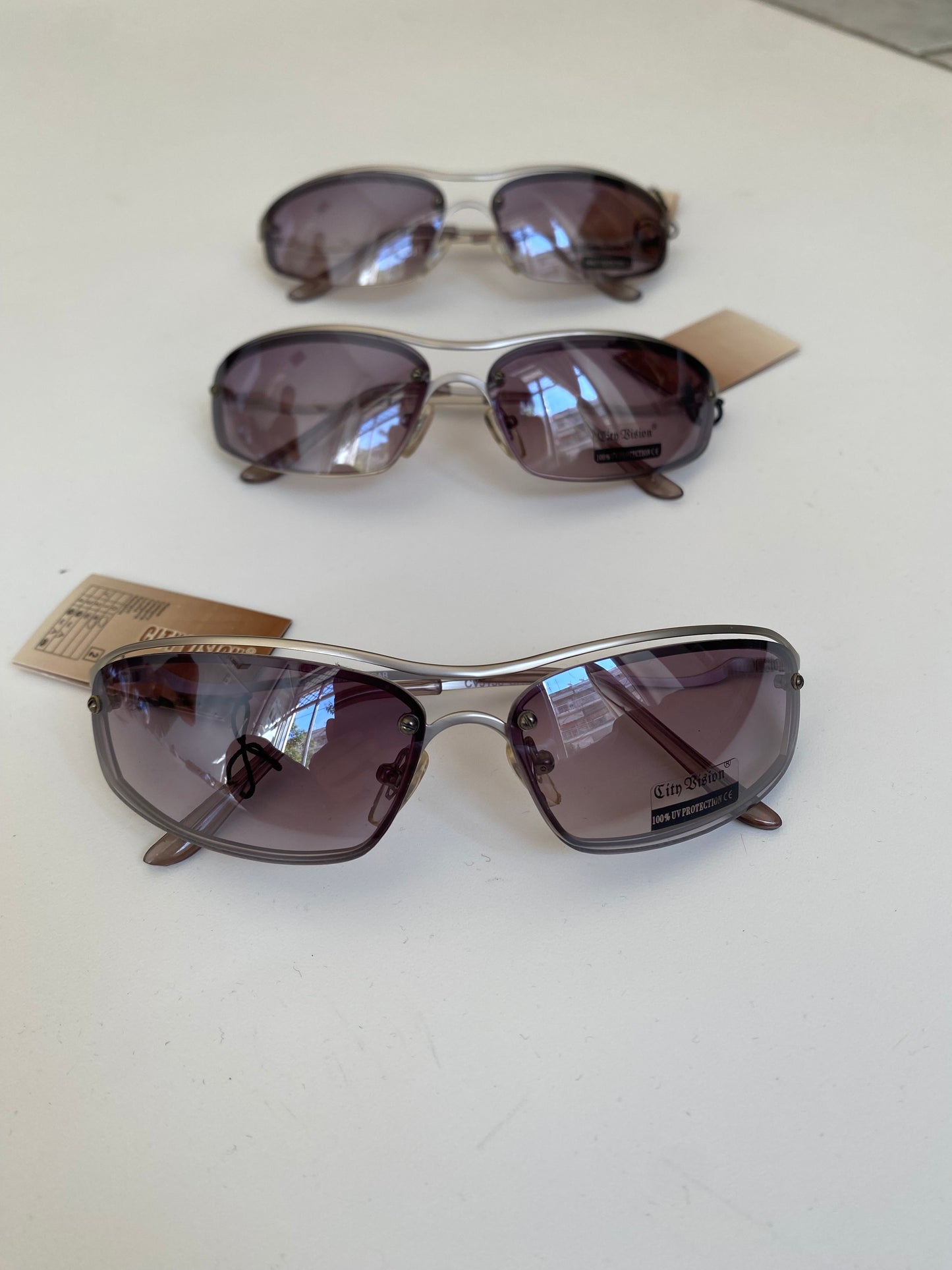 Soft purple rave sunglasses