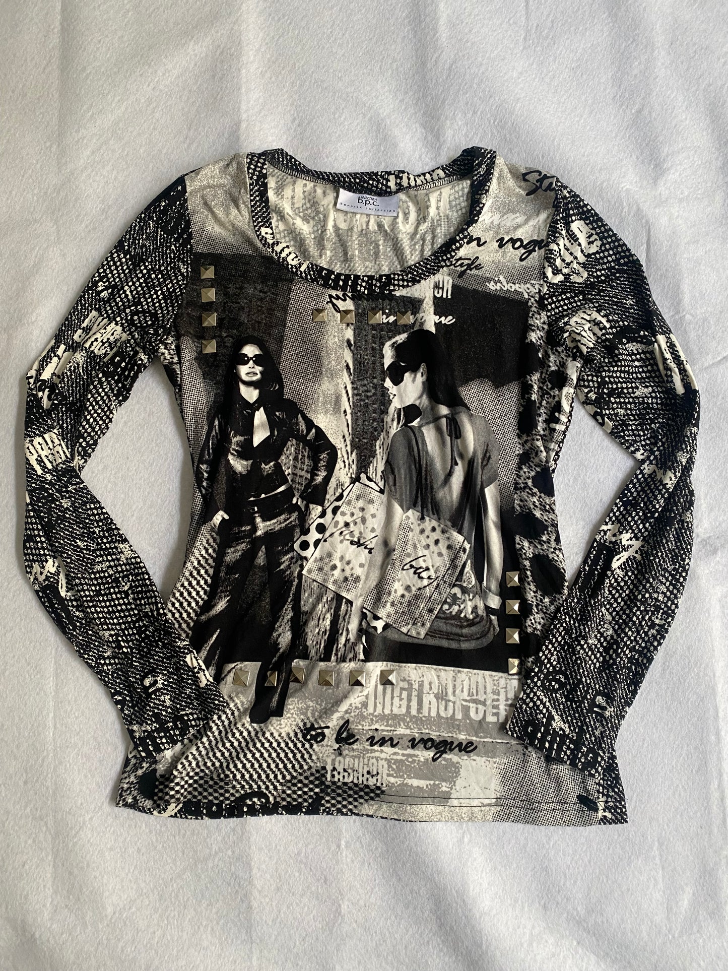 Vintage graphic longsleeve top