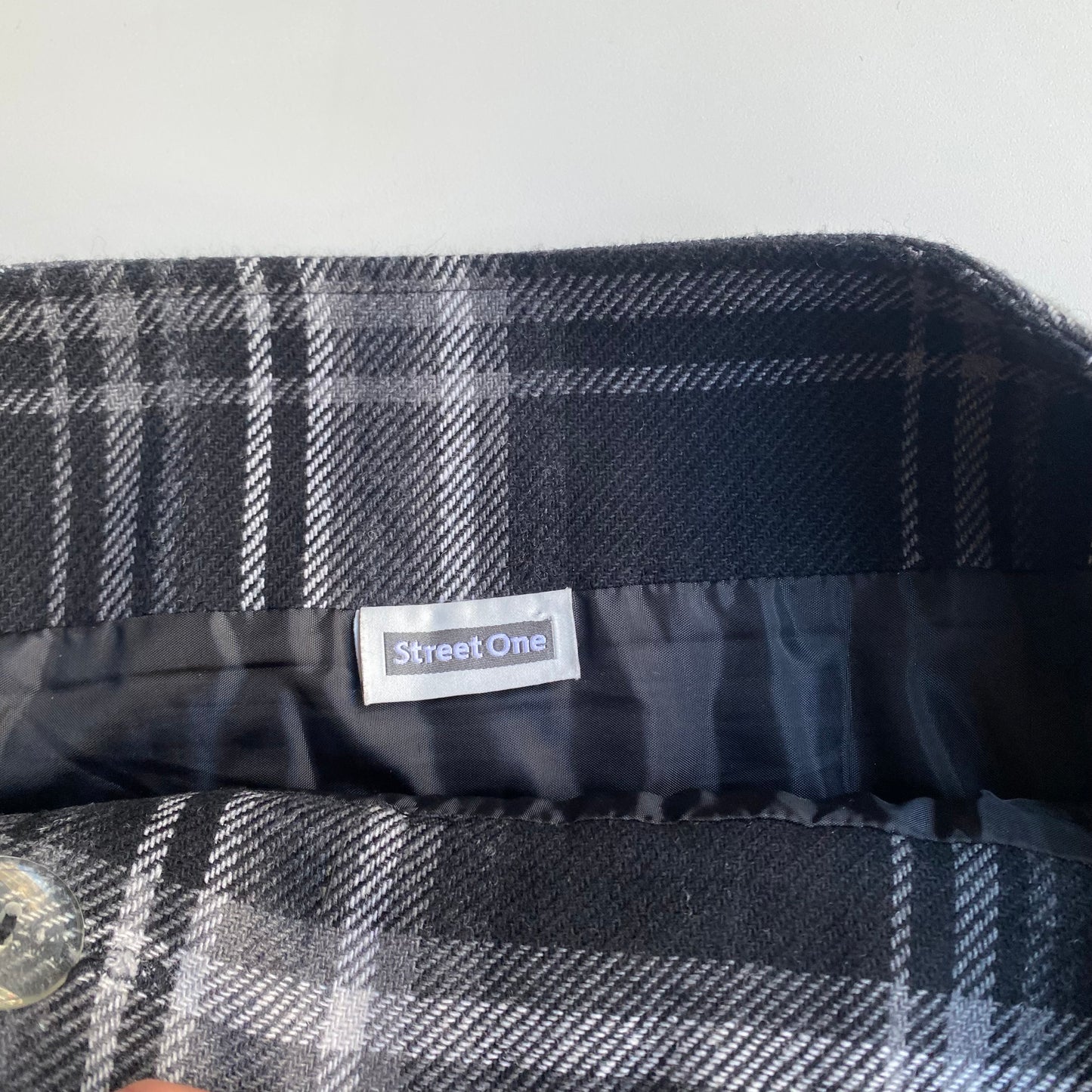 Vintage tartan mini skirt