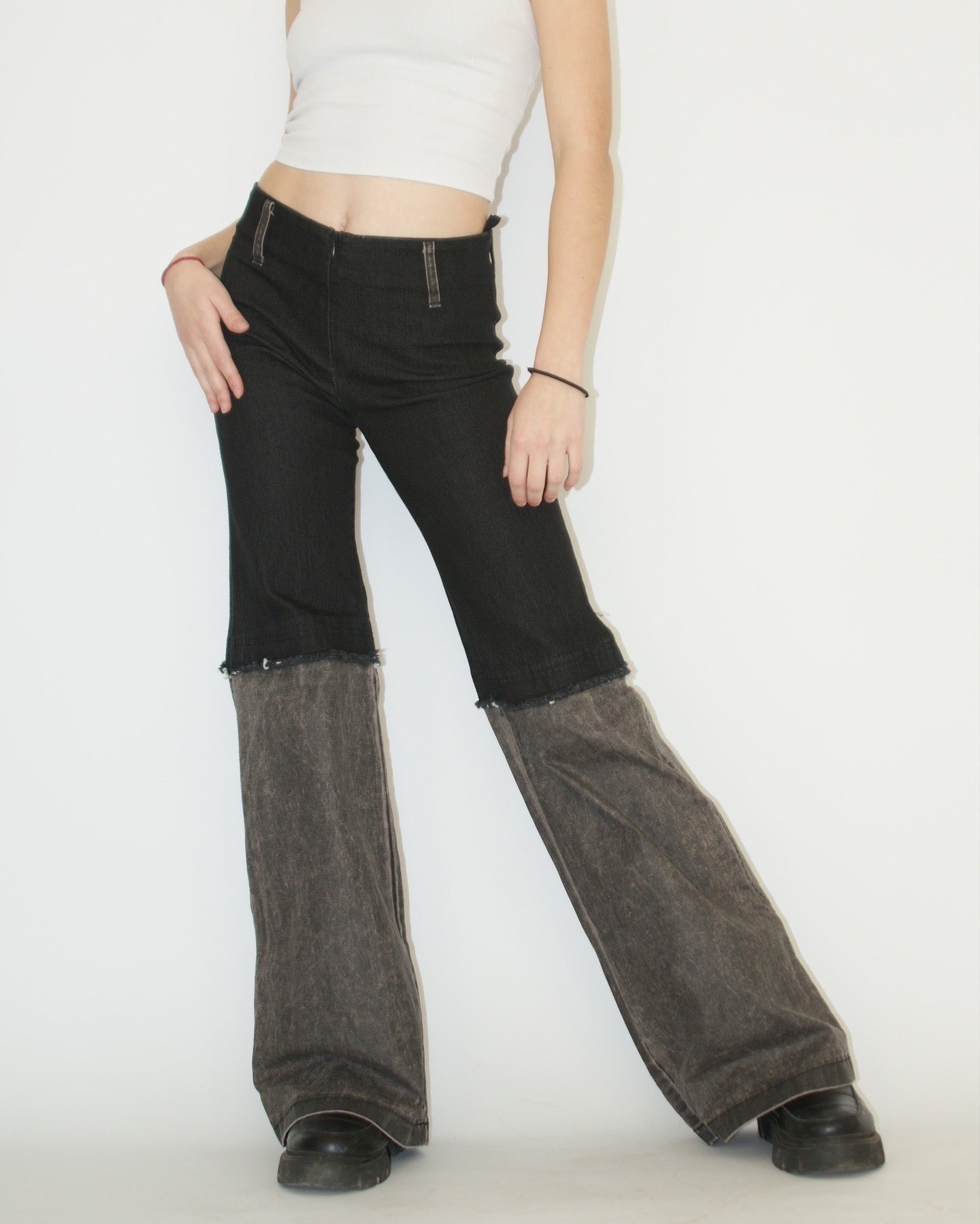 Deadstock Metallaxis low rise jeans