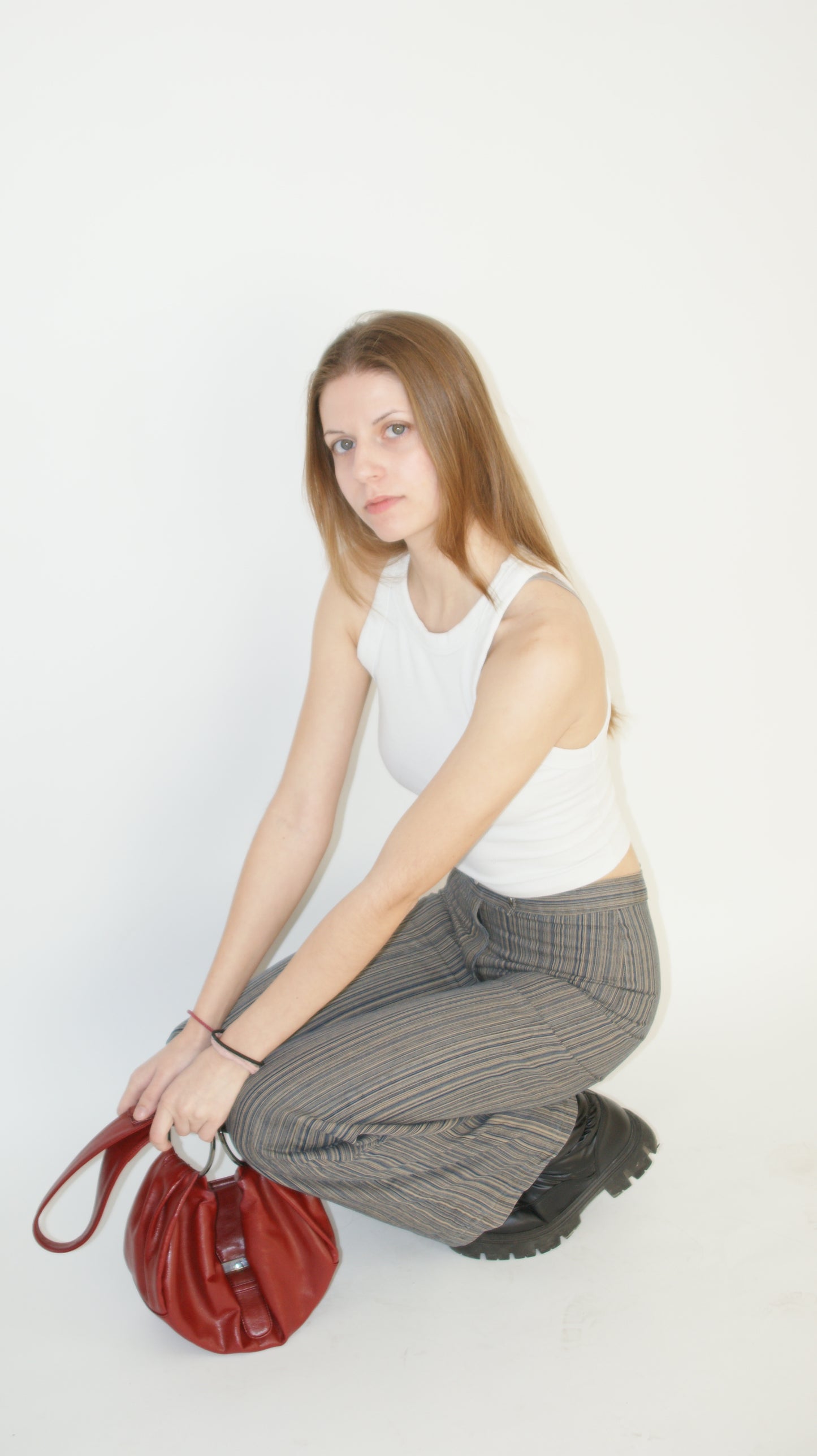 Deadstock angels striped jeans