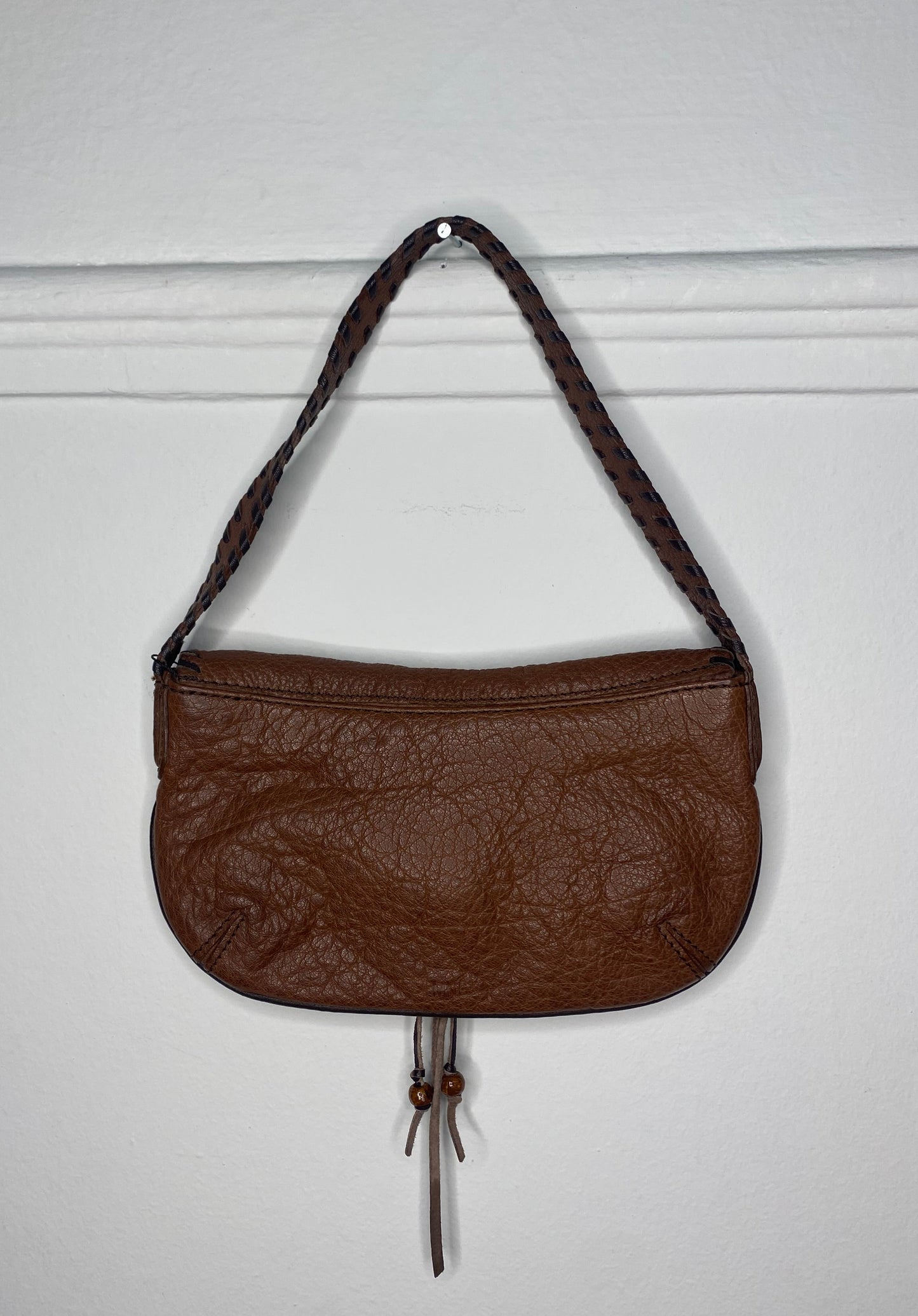 Vintage MNG brown leather bag