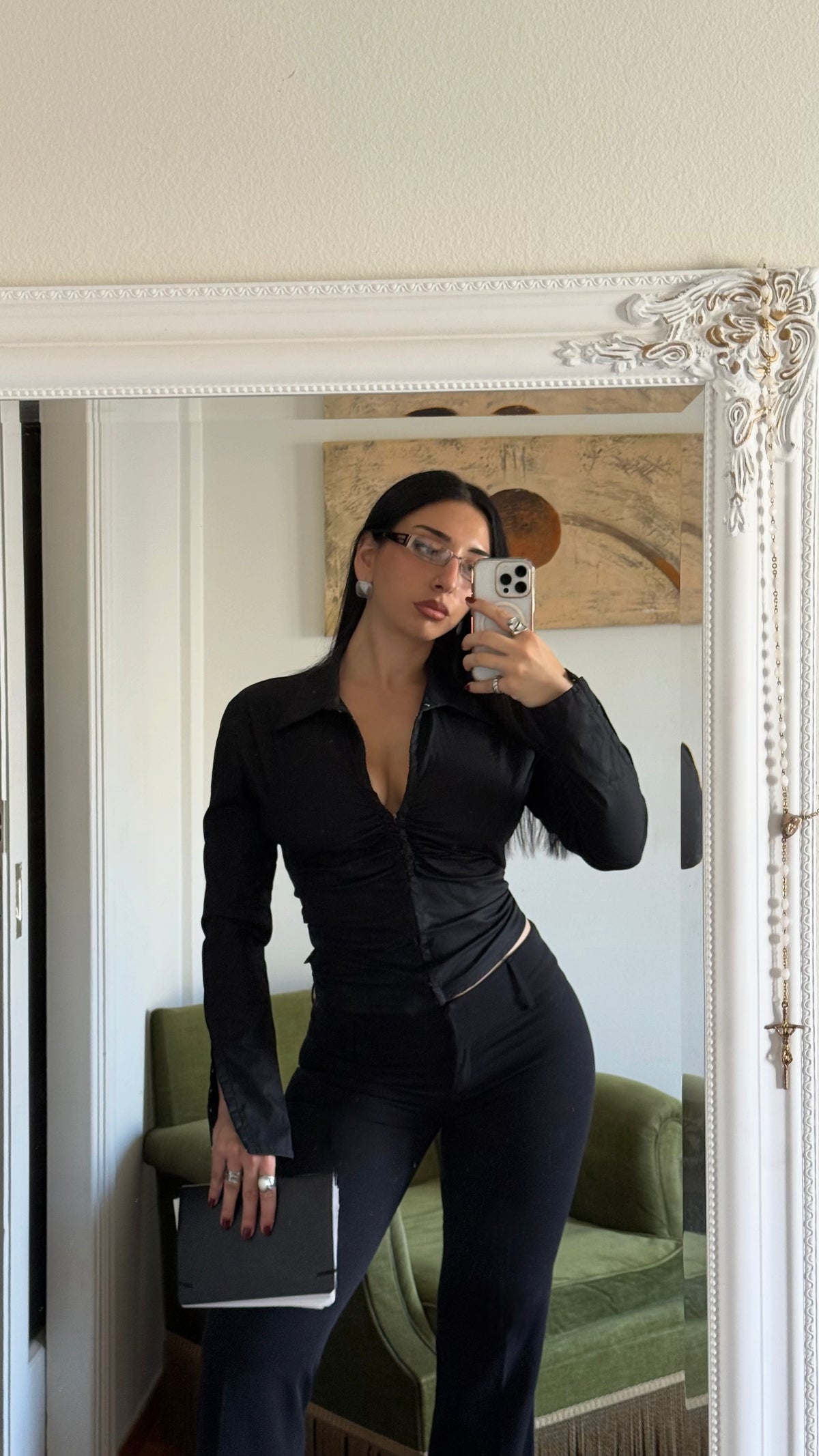 Deadstock Toi & Moi corset effect shirt