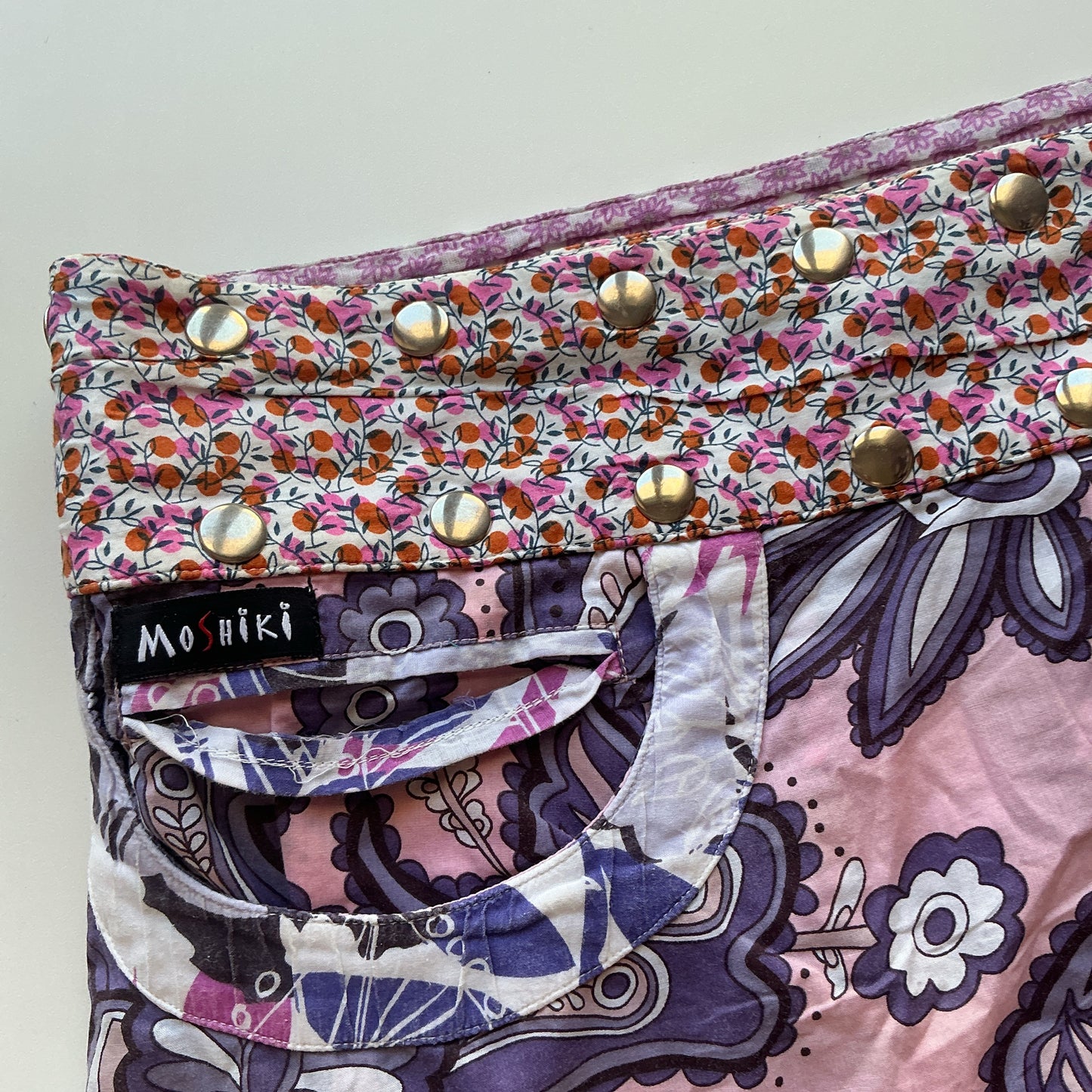 Moshiki wrap skirt