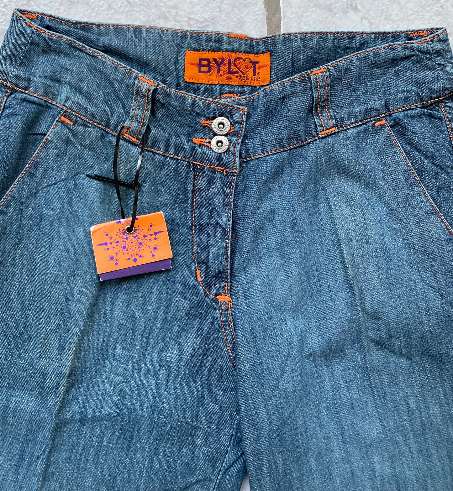 Deadstock BYLOT wide leg jeans
