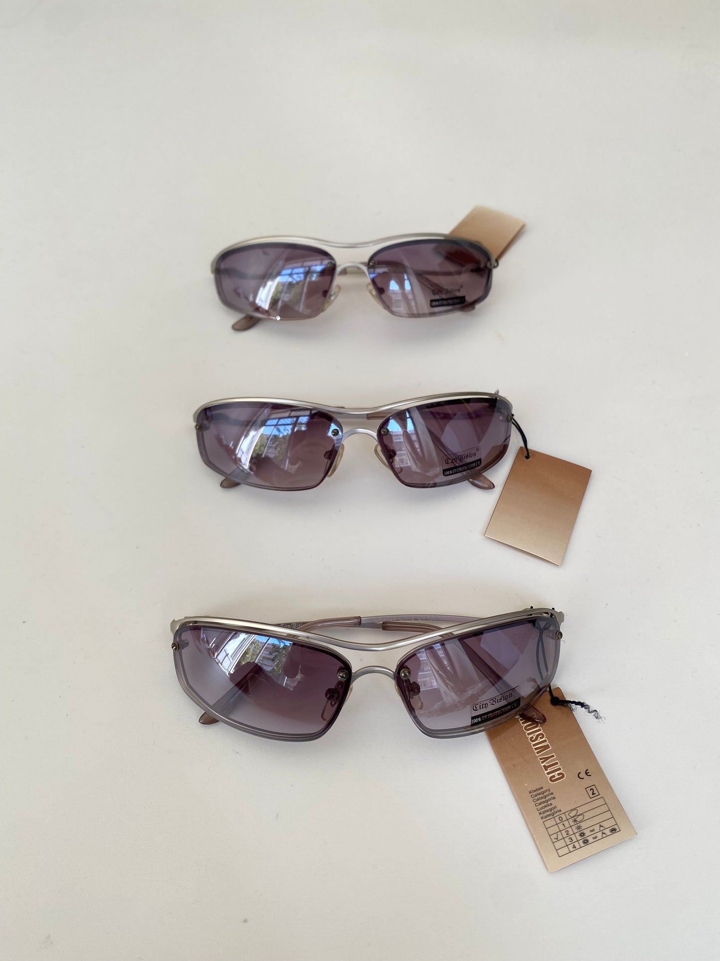Soft purple rave sunglasses