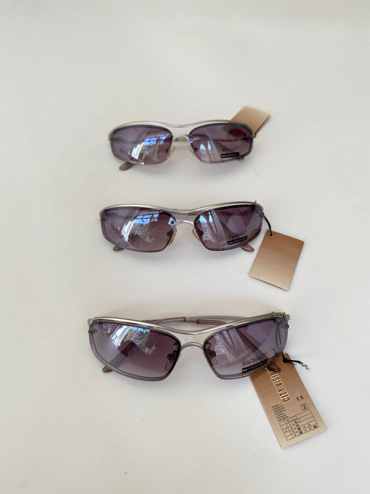 Soft purple rave sunglasses