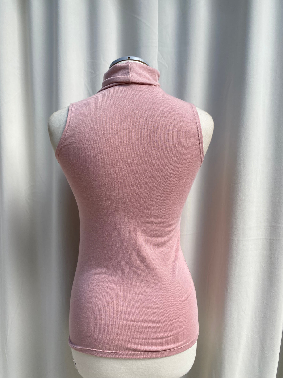 Y2K Pink "Ciao" high neck sleeveless top