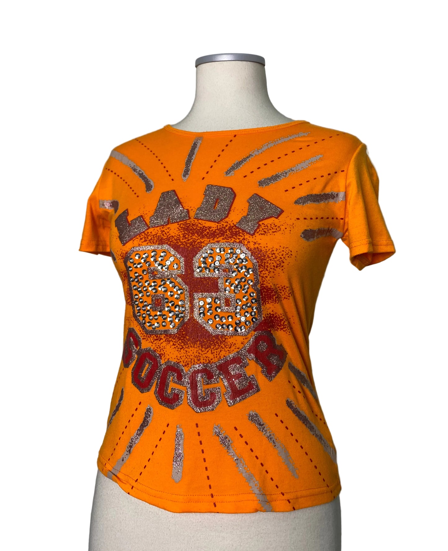 Lady soccer Y2K top
