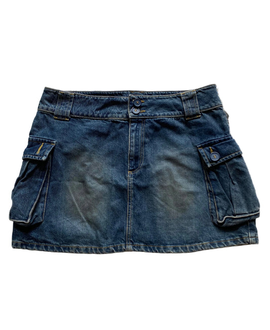Y2K Cargo Mini Skirt