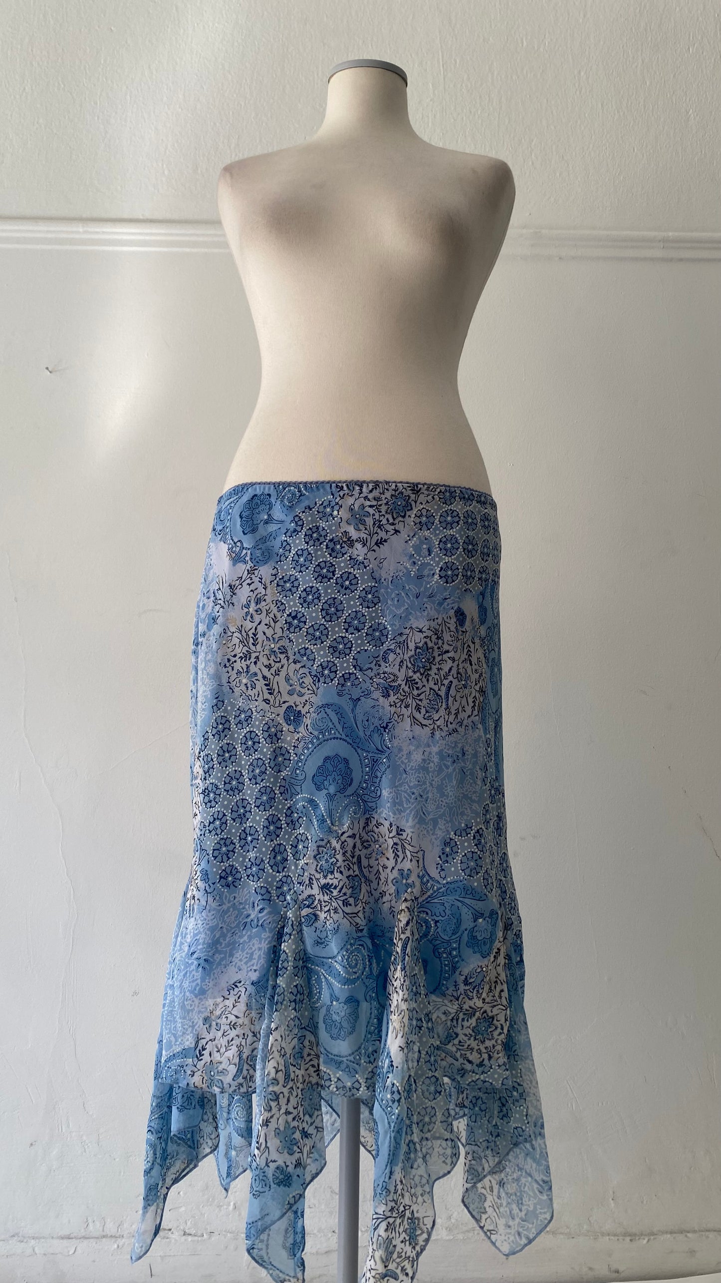 Vintage asymmetrical fairy skirt