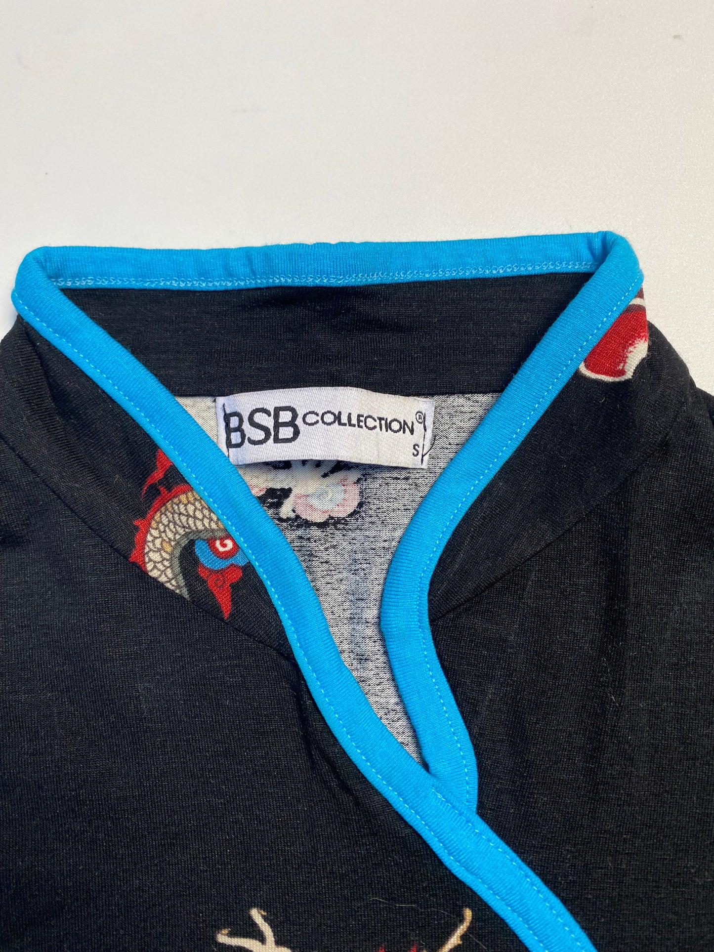 Bsb black qipao top