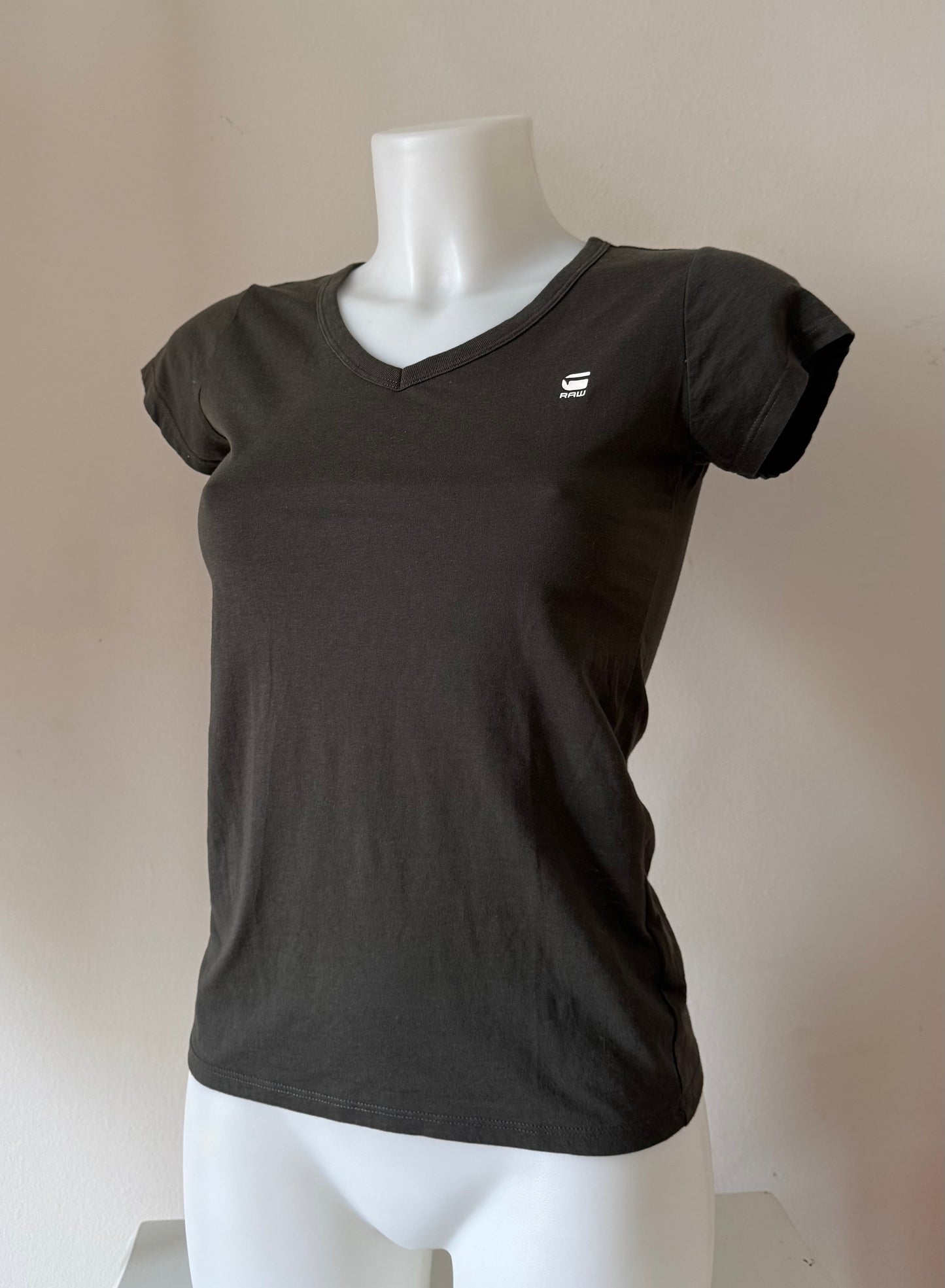 G-Star Raw V Neck fitted top