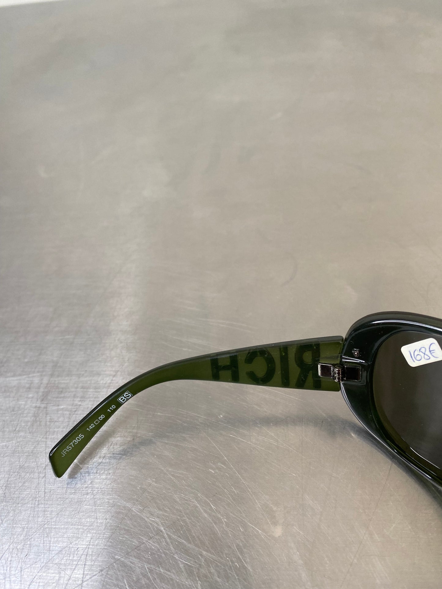 Deadstock John Richmond olive green sunglasses