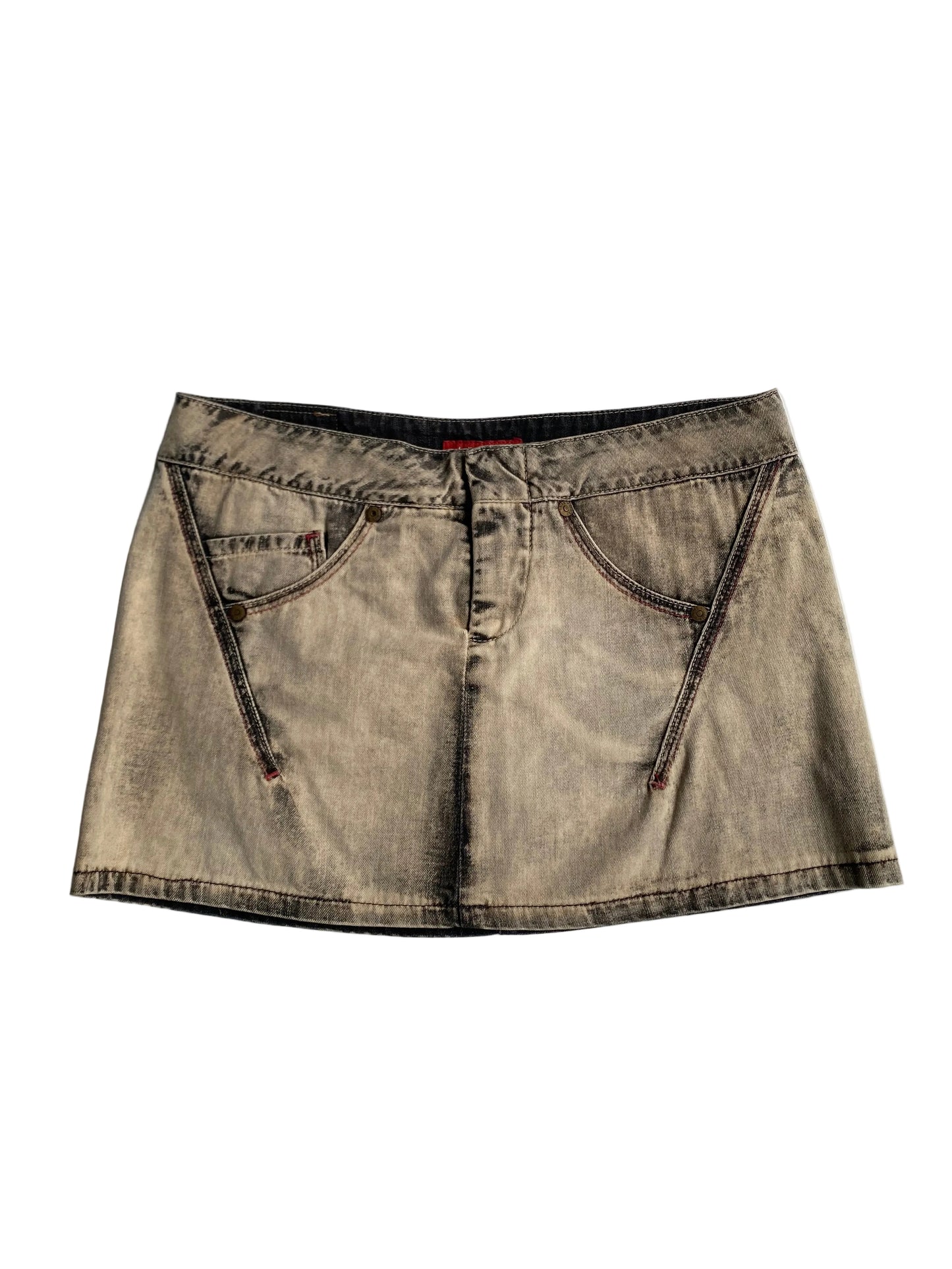 Indian Rose Y2K mini skirt