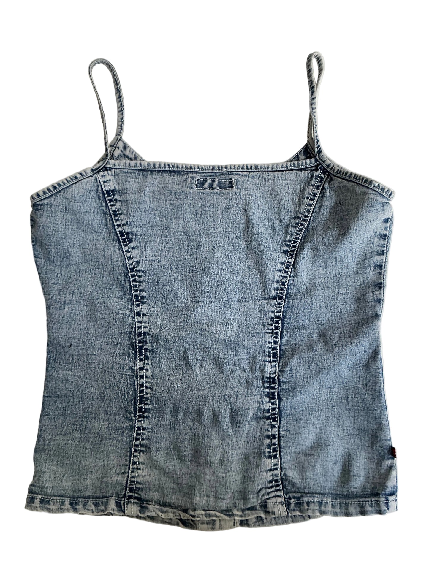 Y2K Button Up denim top