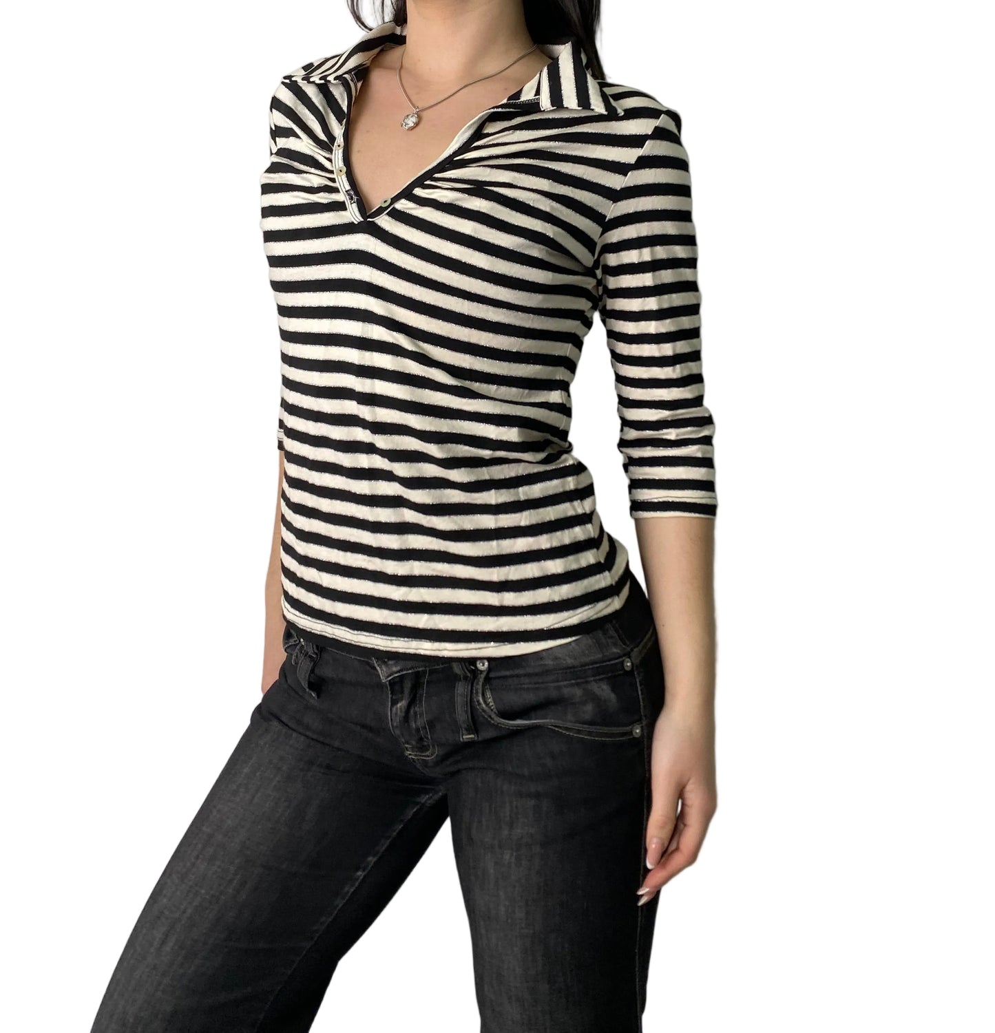 Yessica V neck office top