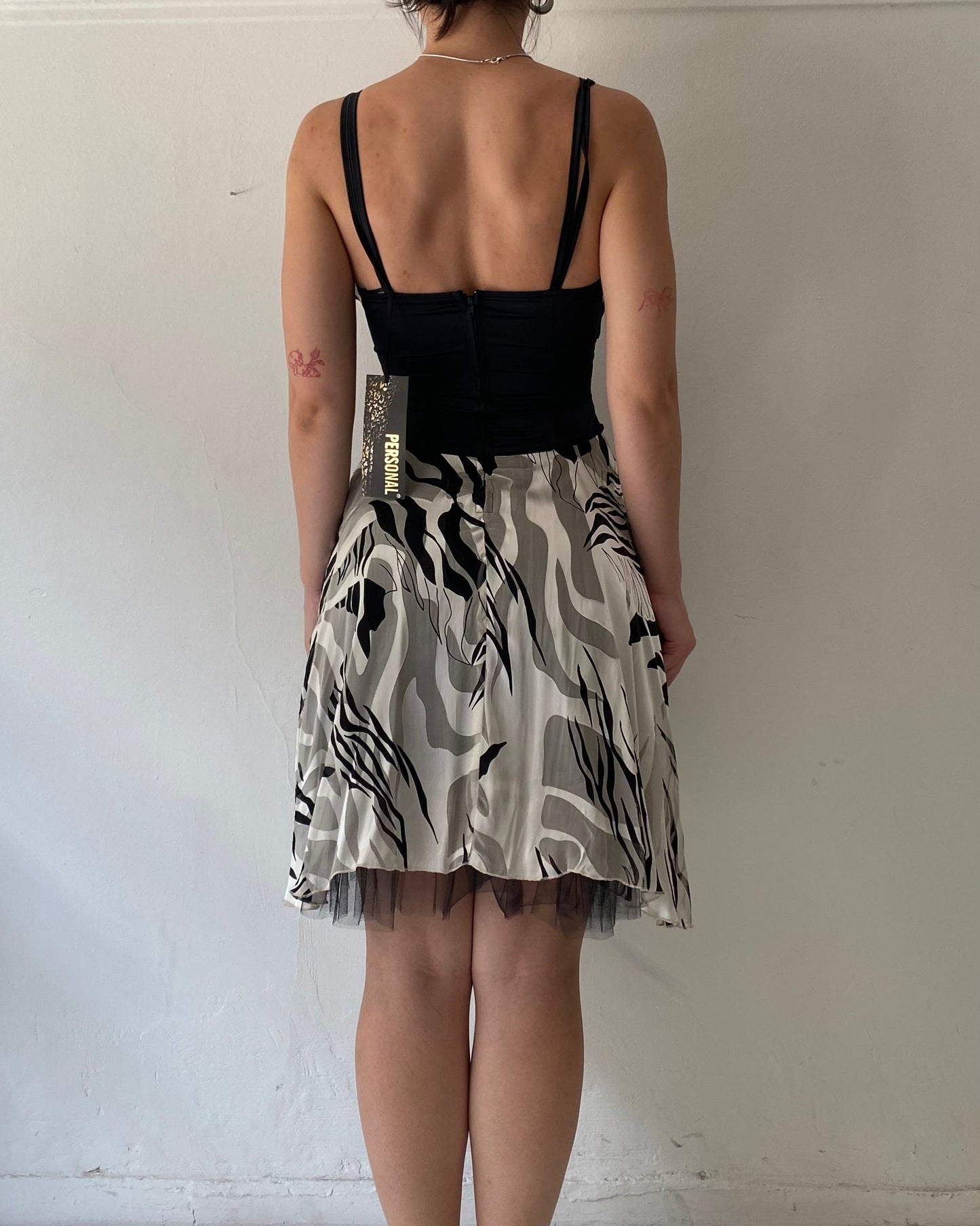 Unique Deadstock dress with corset effect