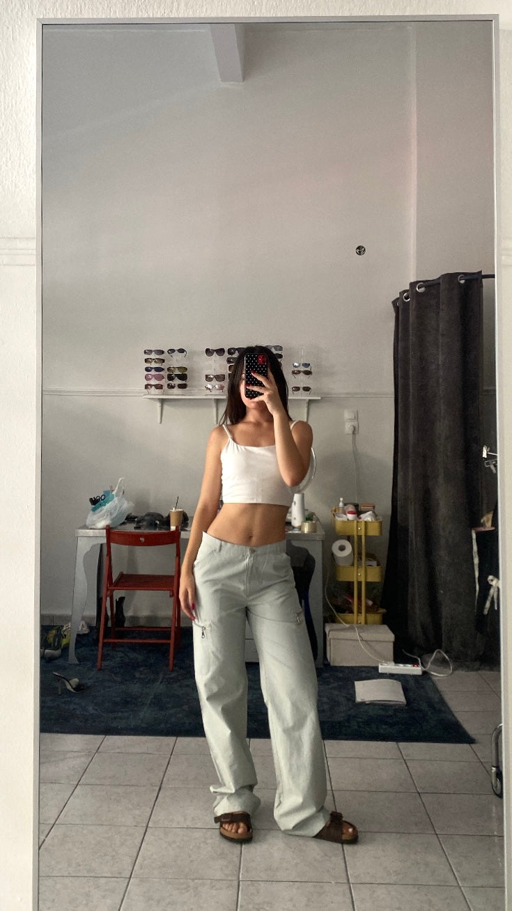 Deadstock Miss Denim gray pants