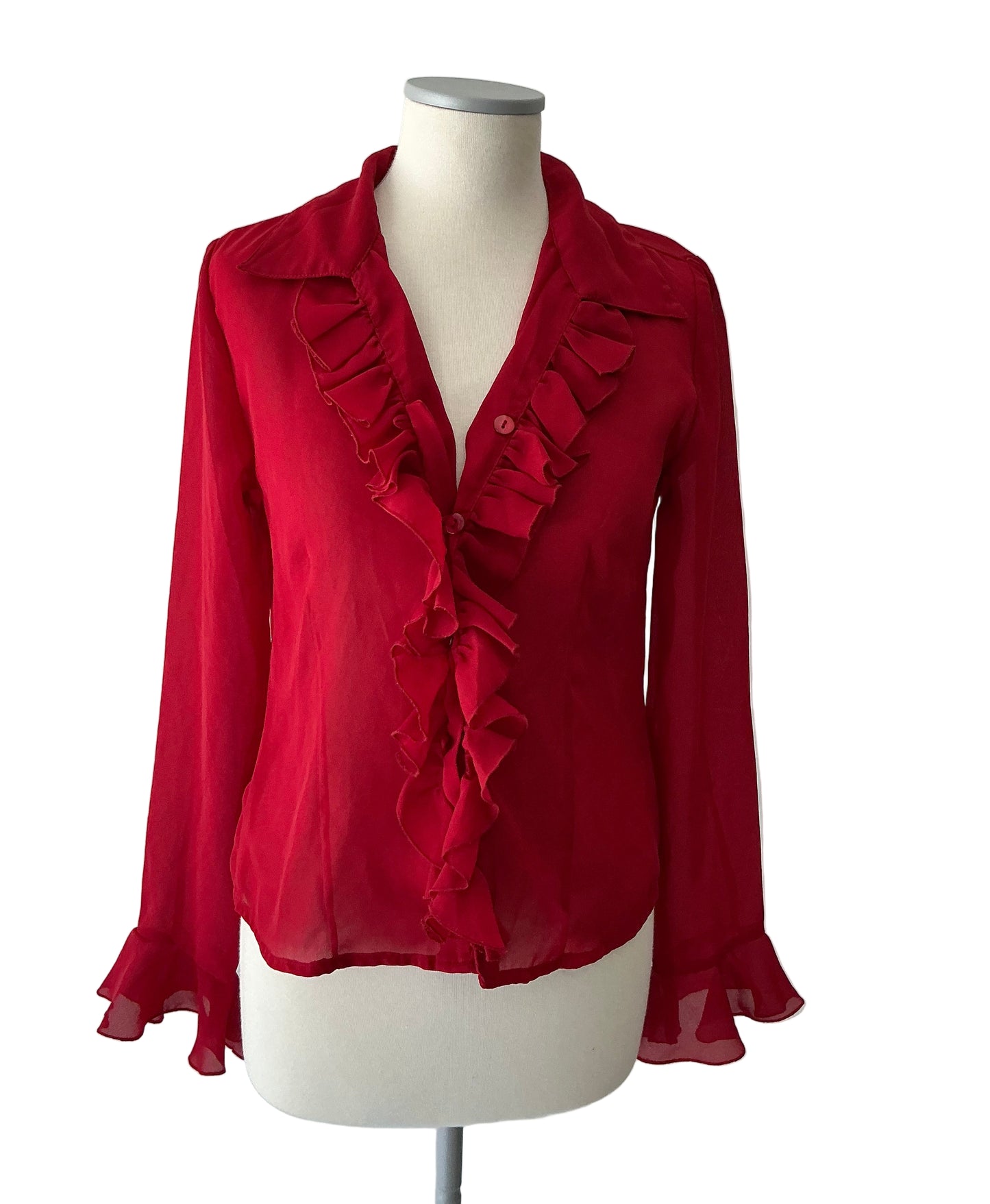 Vintage semi see through blouse