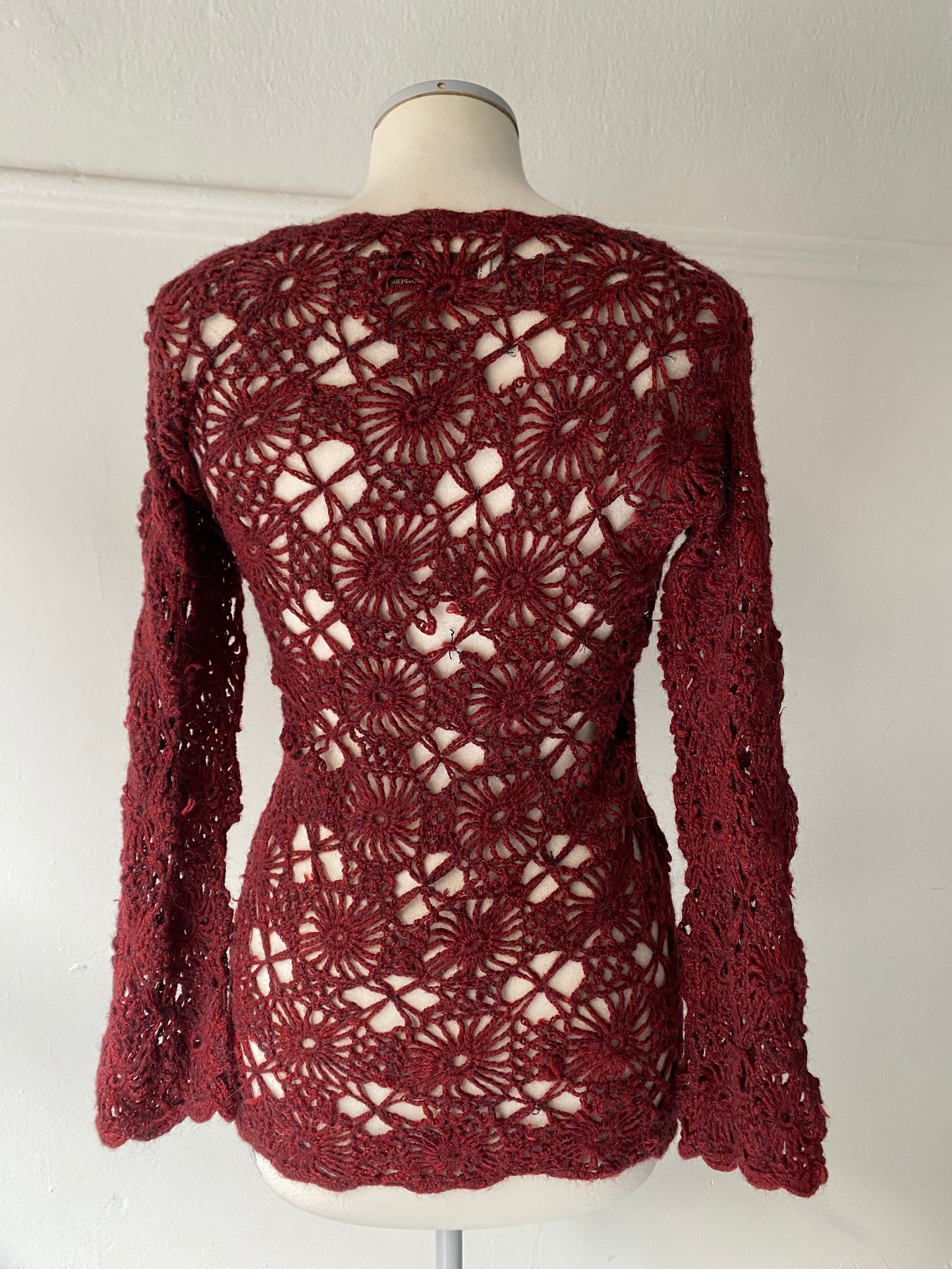 Vintage Alpaca Hand Made Top