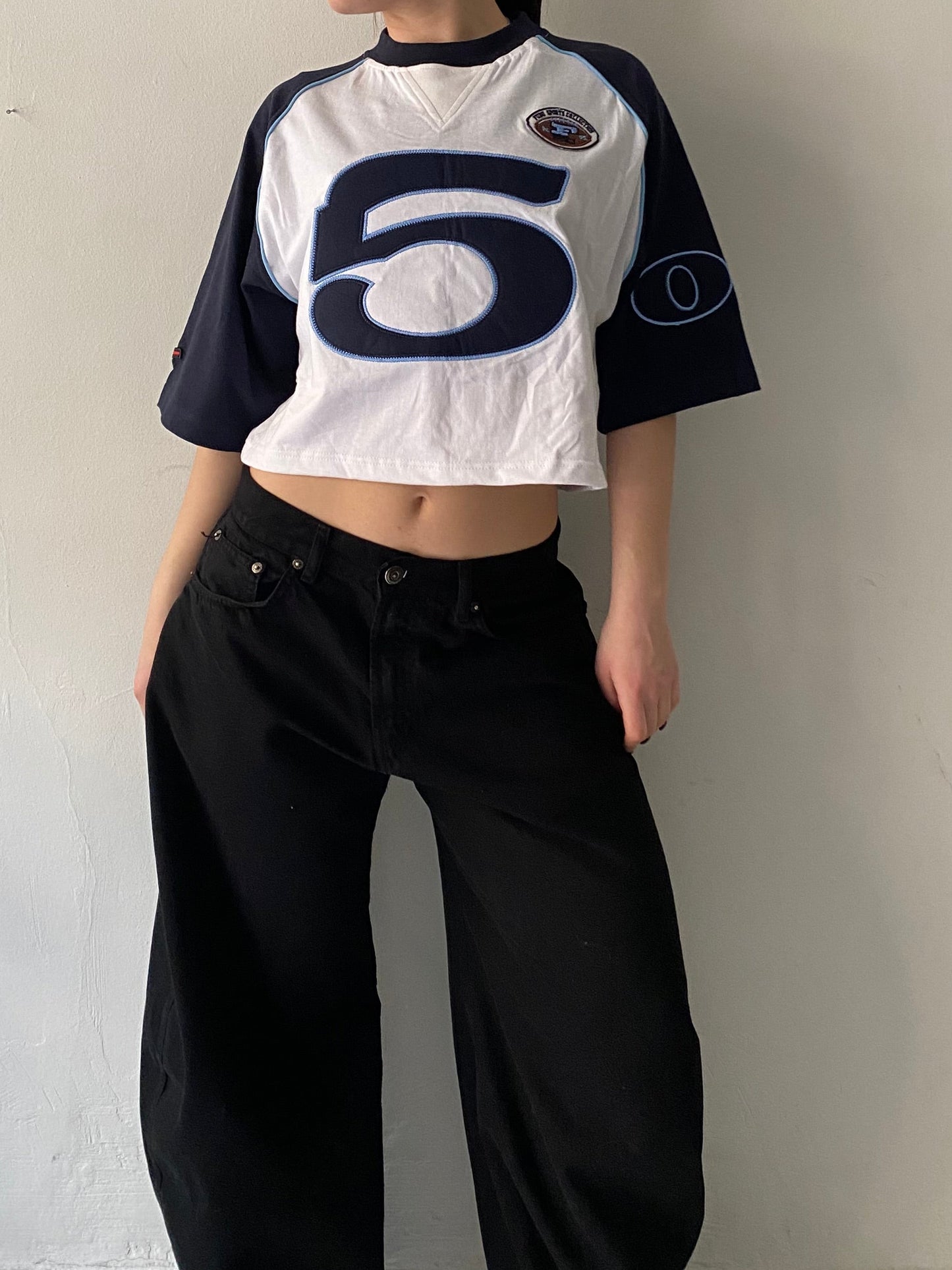 Reworked Fubu crop top