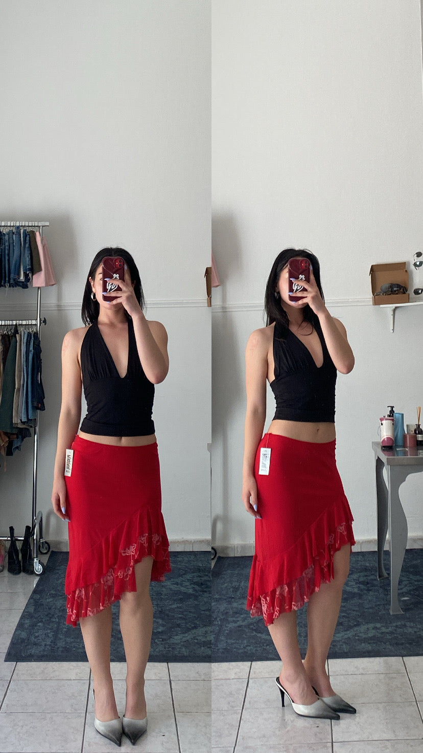 Deadstock fairy midi skirt