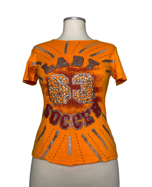 Lady soccer Y2K top