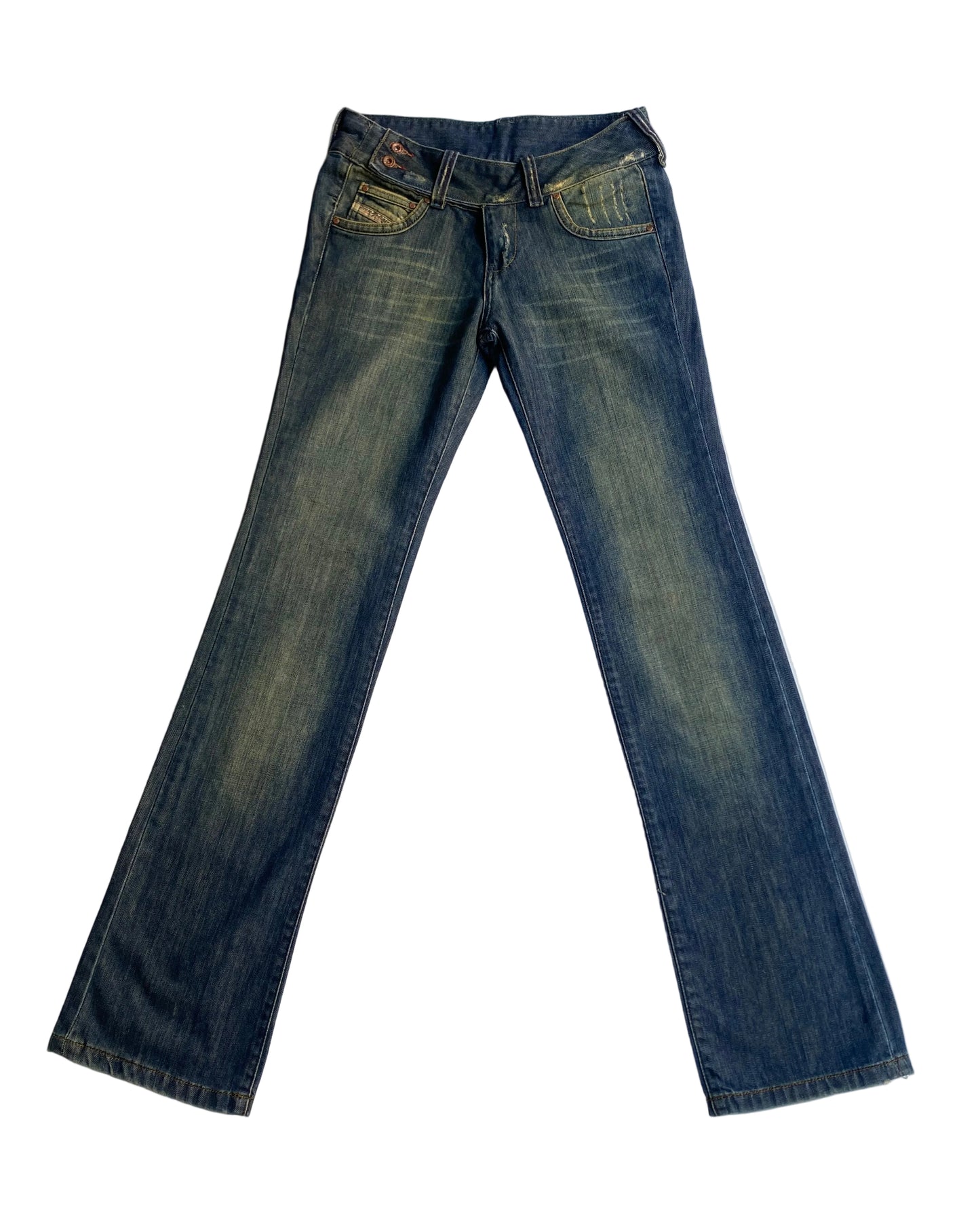 00s diesel row rise jeans