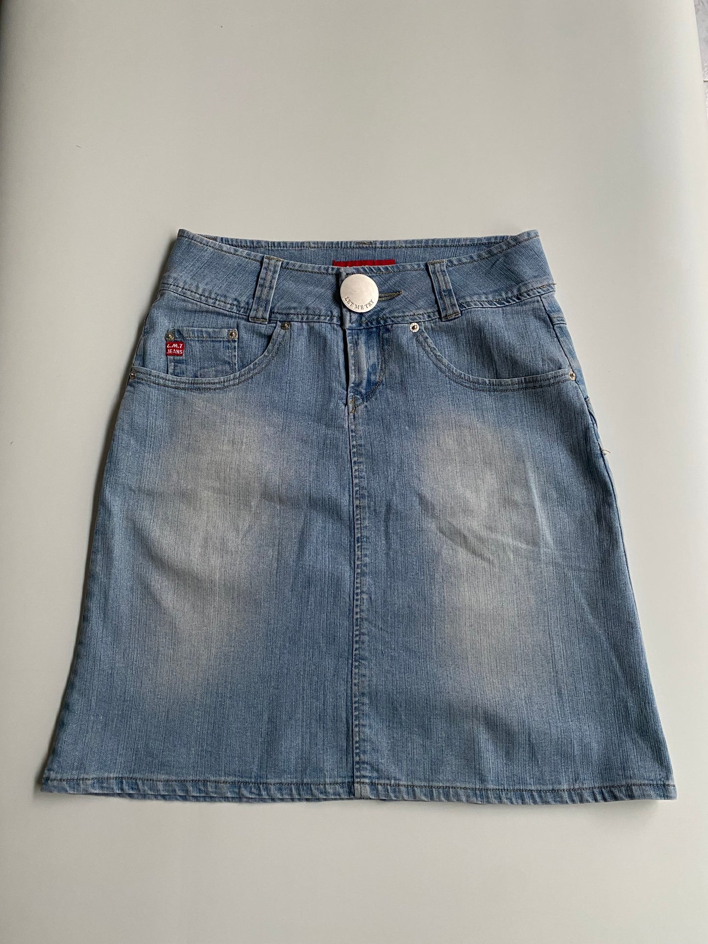 Deadstock denim skirt