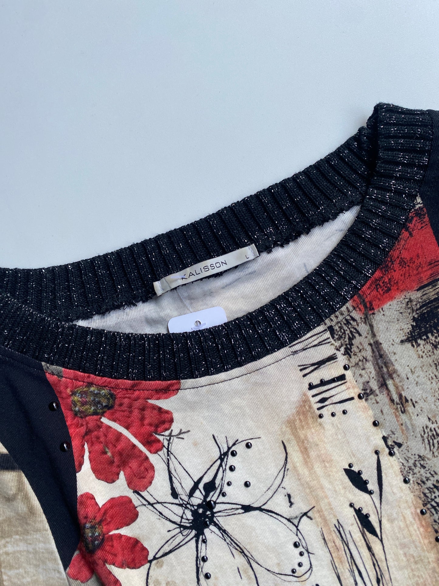 Vintage graphic long sleeve top
