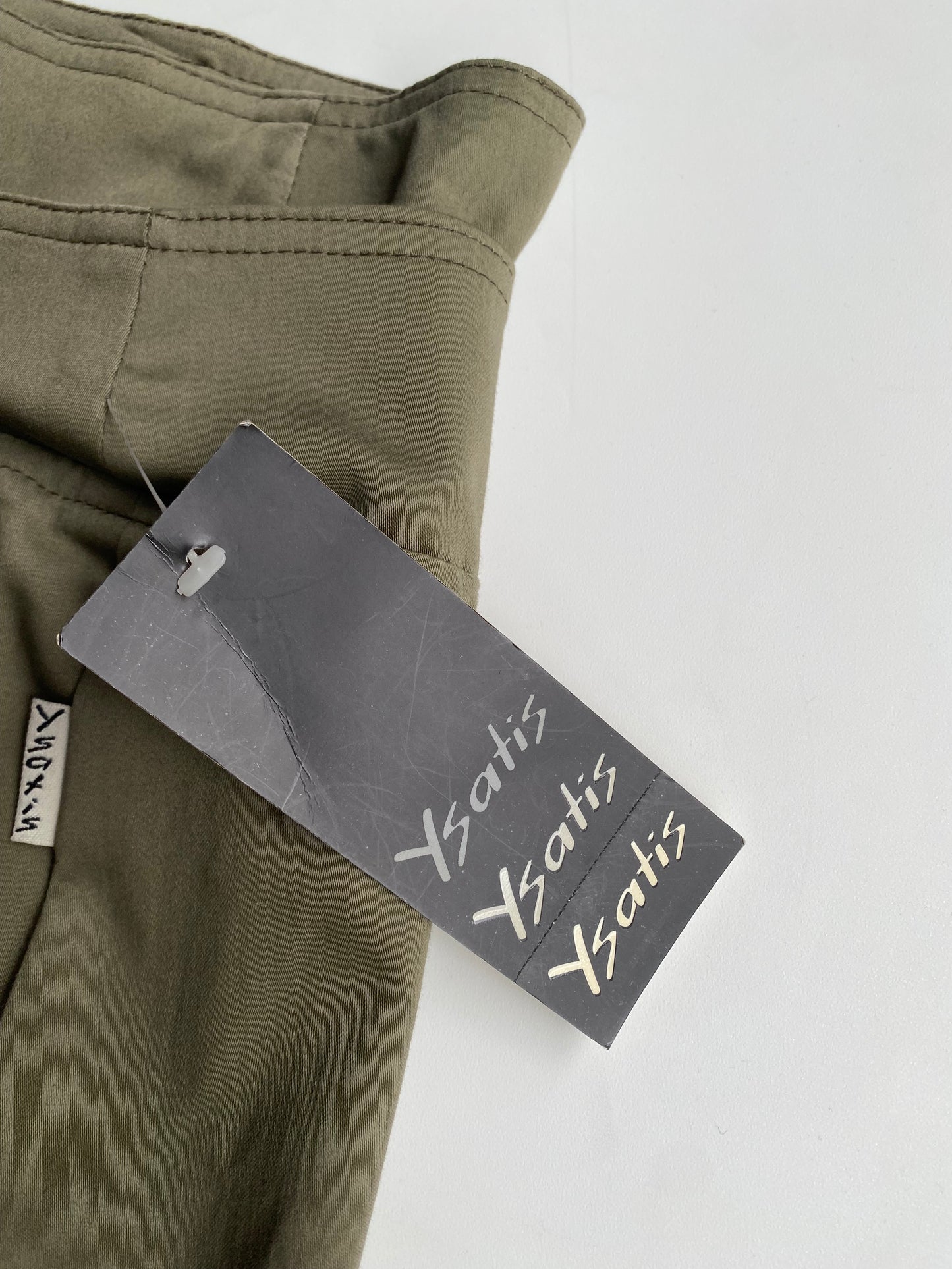 Ysatis Deadstock khaki mini skirt
