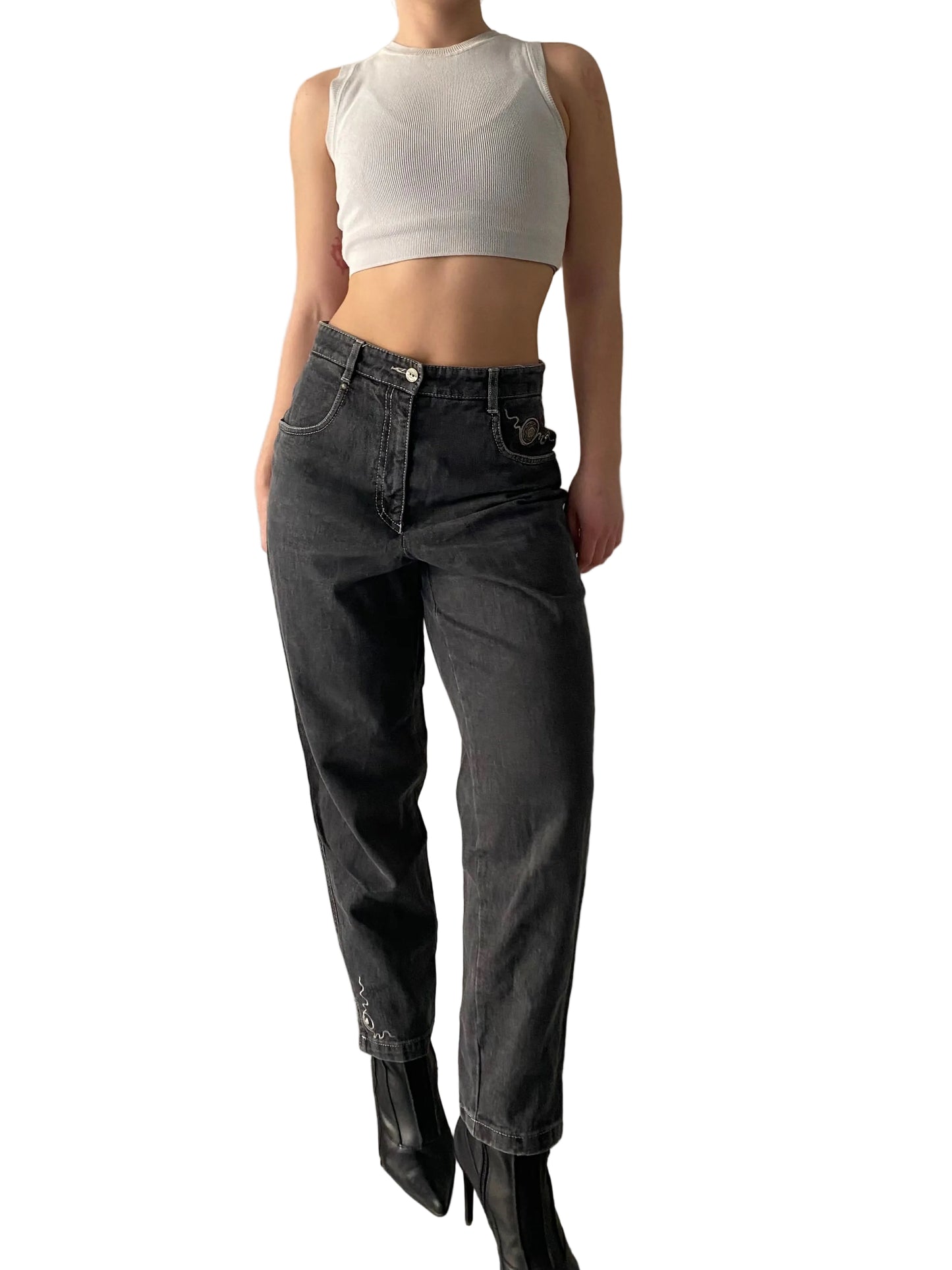 Vintage 80s high waist jeans