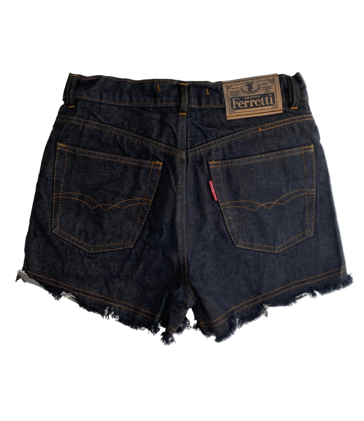 Vintage high waist denim shorts
