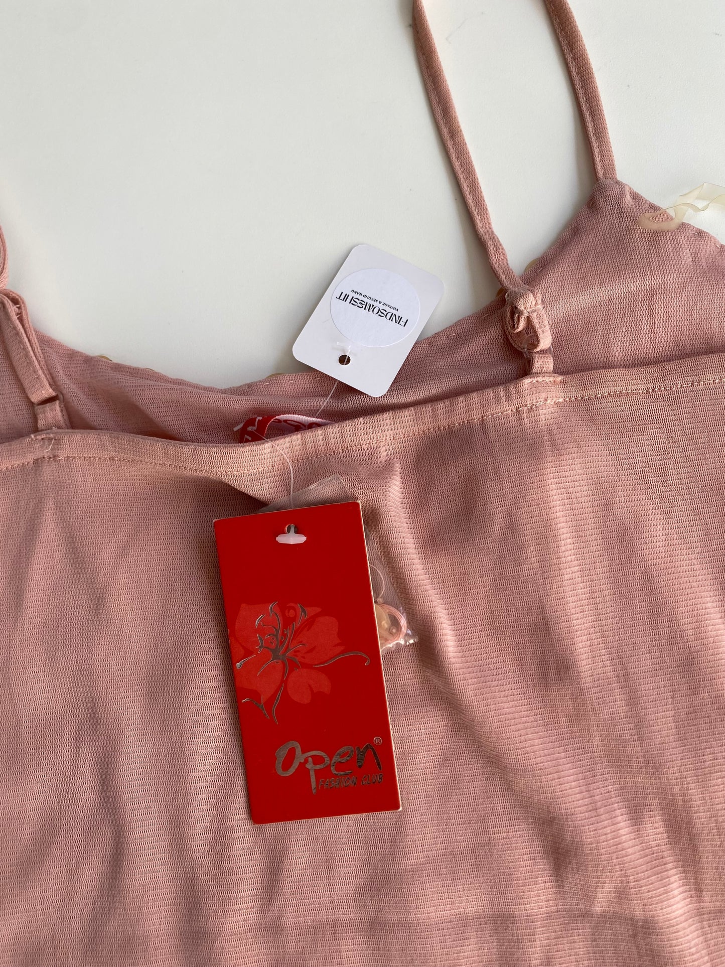 Deadstock pink sequin top