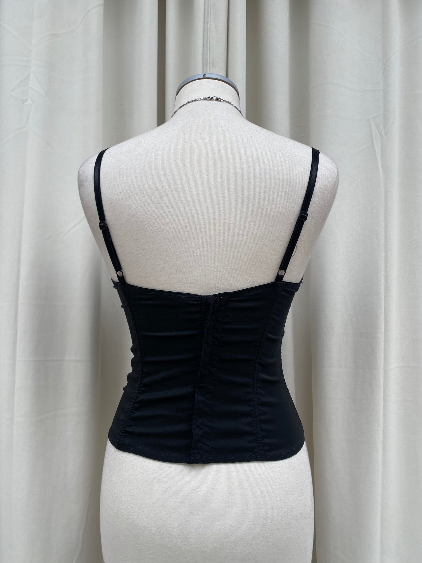 Toi & Moi black corset top