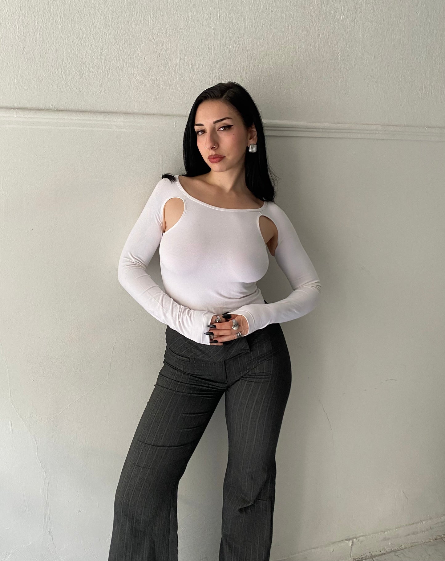 Y2K long sleeve top