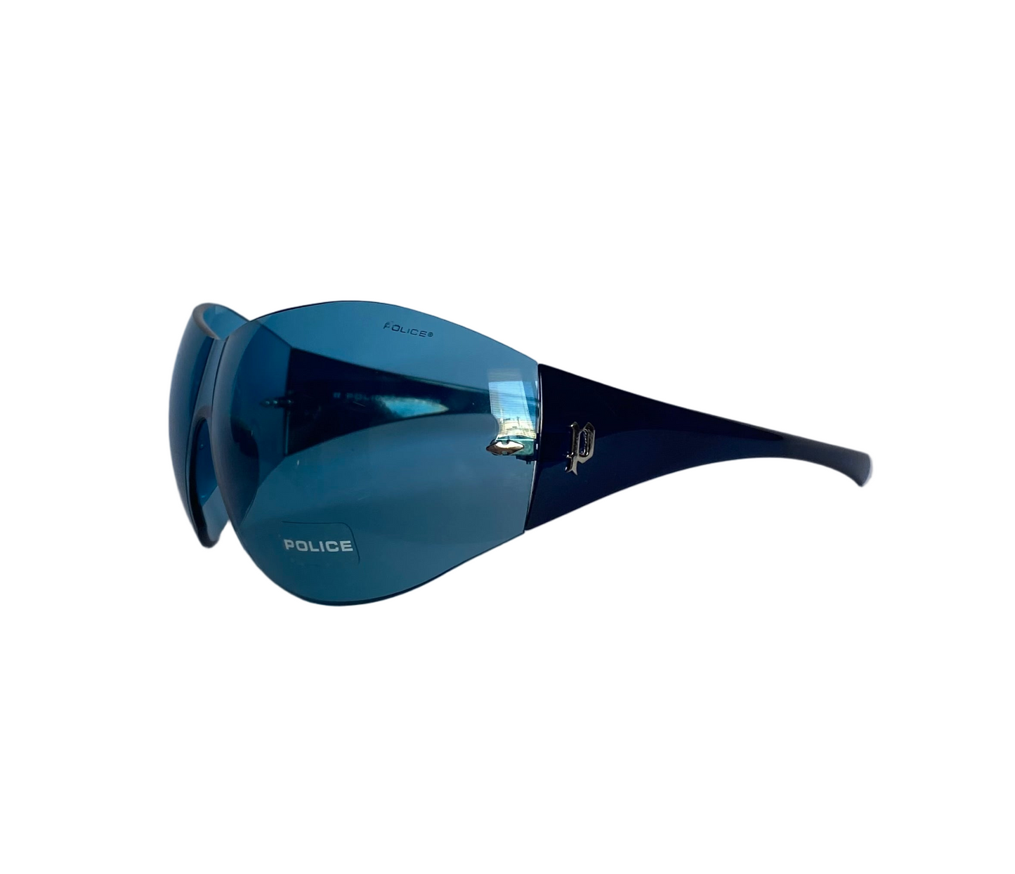 Vintage POLICE blue sunglasses
