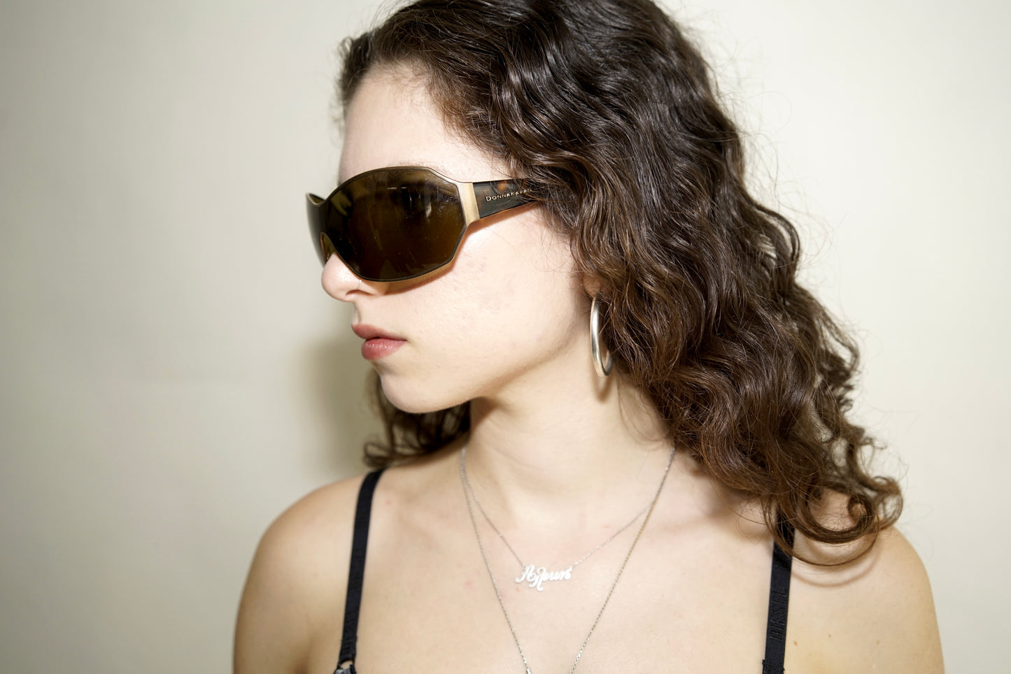 Deadstock DONNA KARAN mask sunglasses