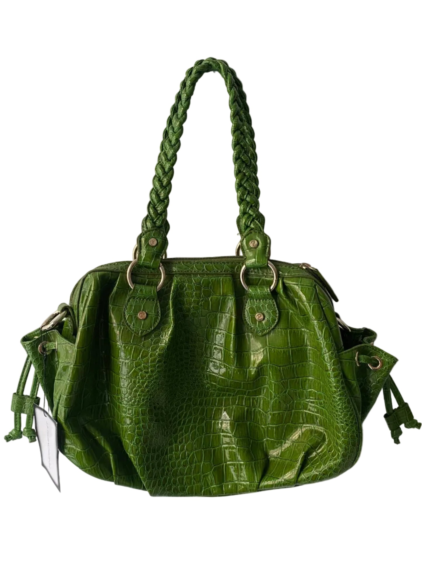 Green Croco Byblos shoulder bag
