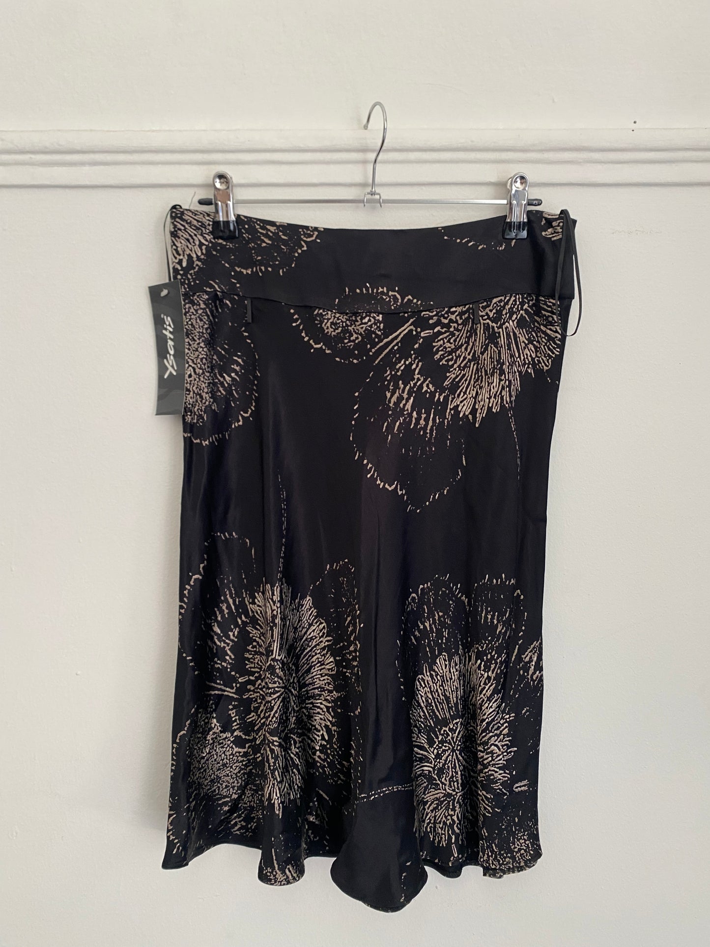 Ysatis satin midi skirt