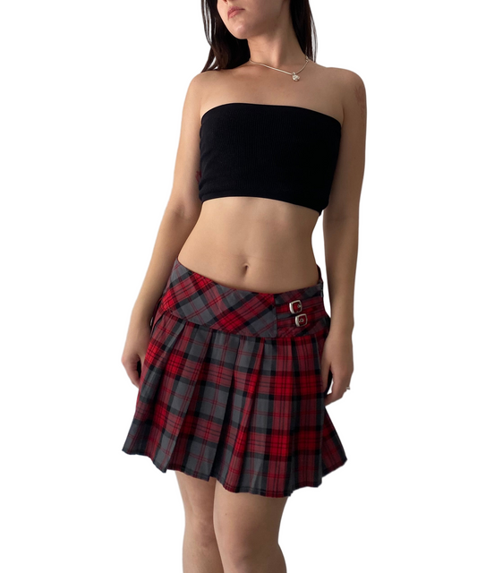 Vintage Tartan mini skirt