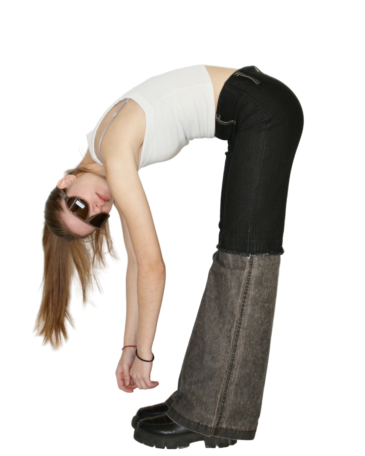 Deadstock Metallaxis low rise jeans