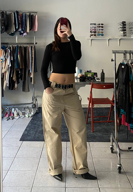 Deadstock cargo cotton pants
