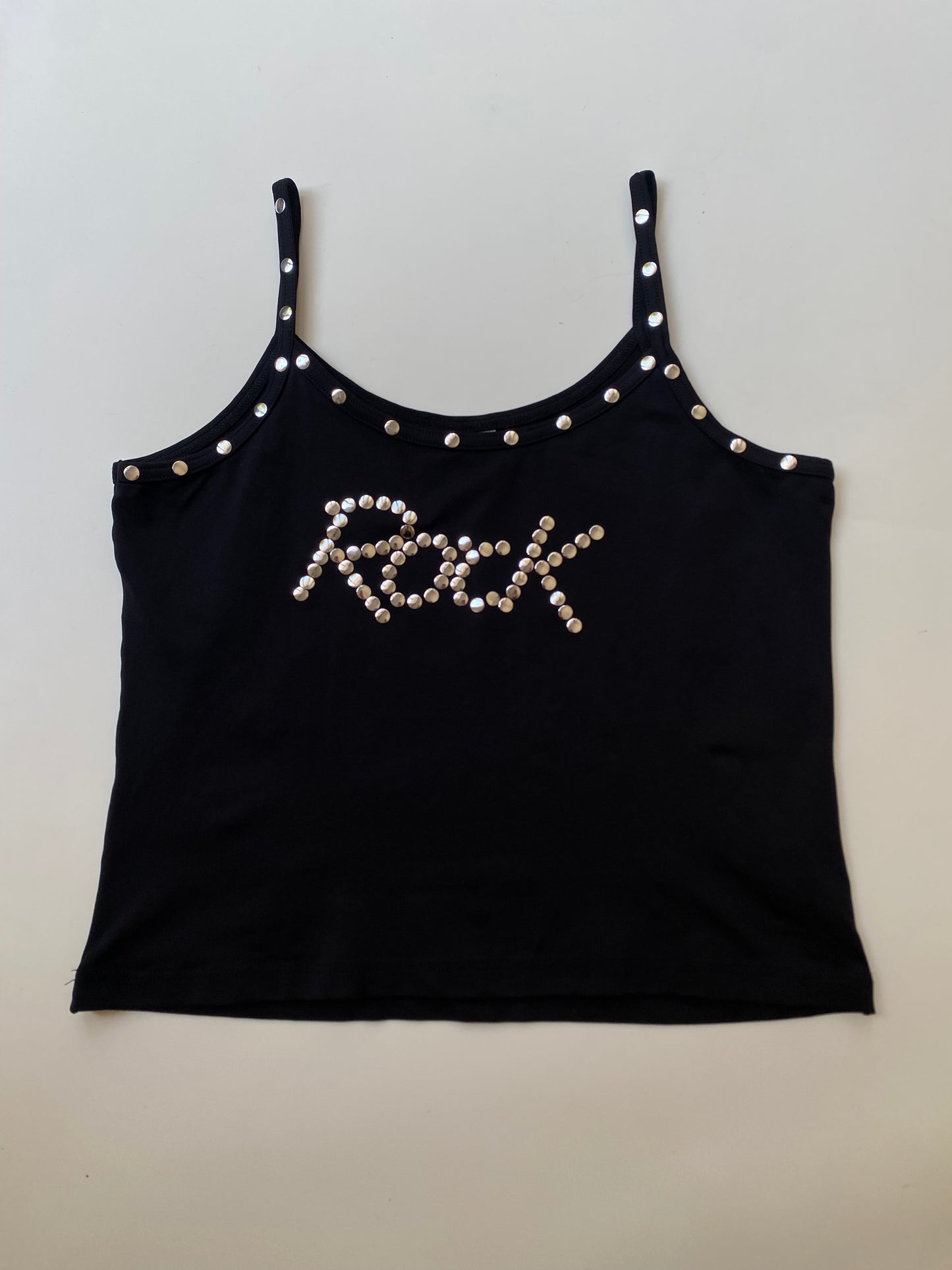 "Rock" rhinestone top